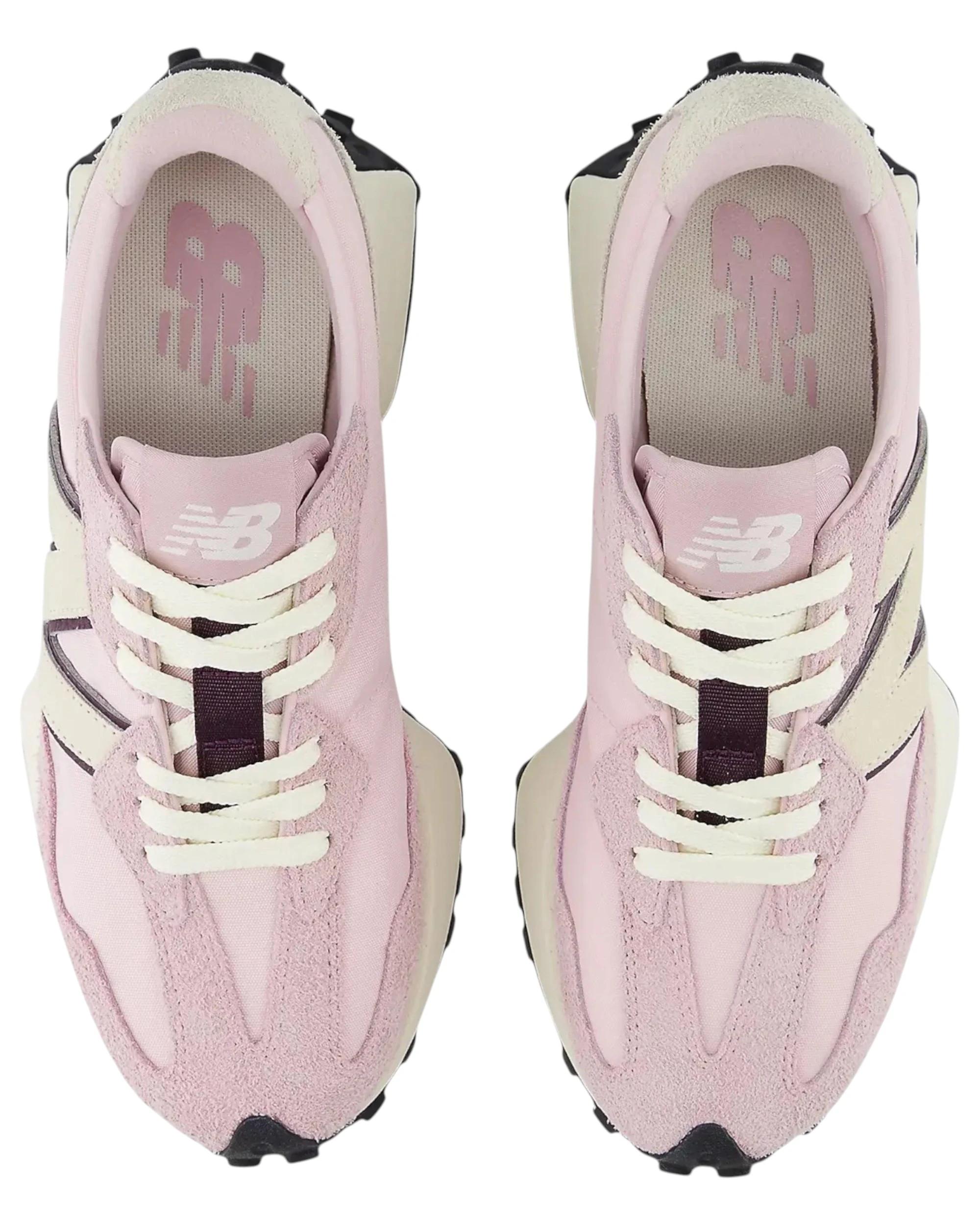 3 New Balance Womens 327 Athletic Shoes TWILIGHT HAZE, 3 of 6