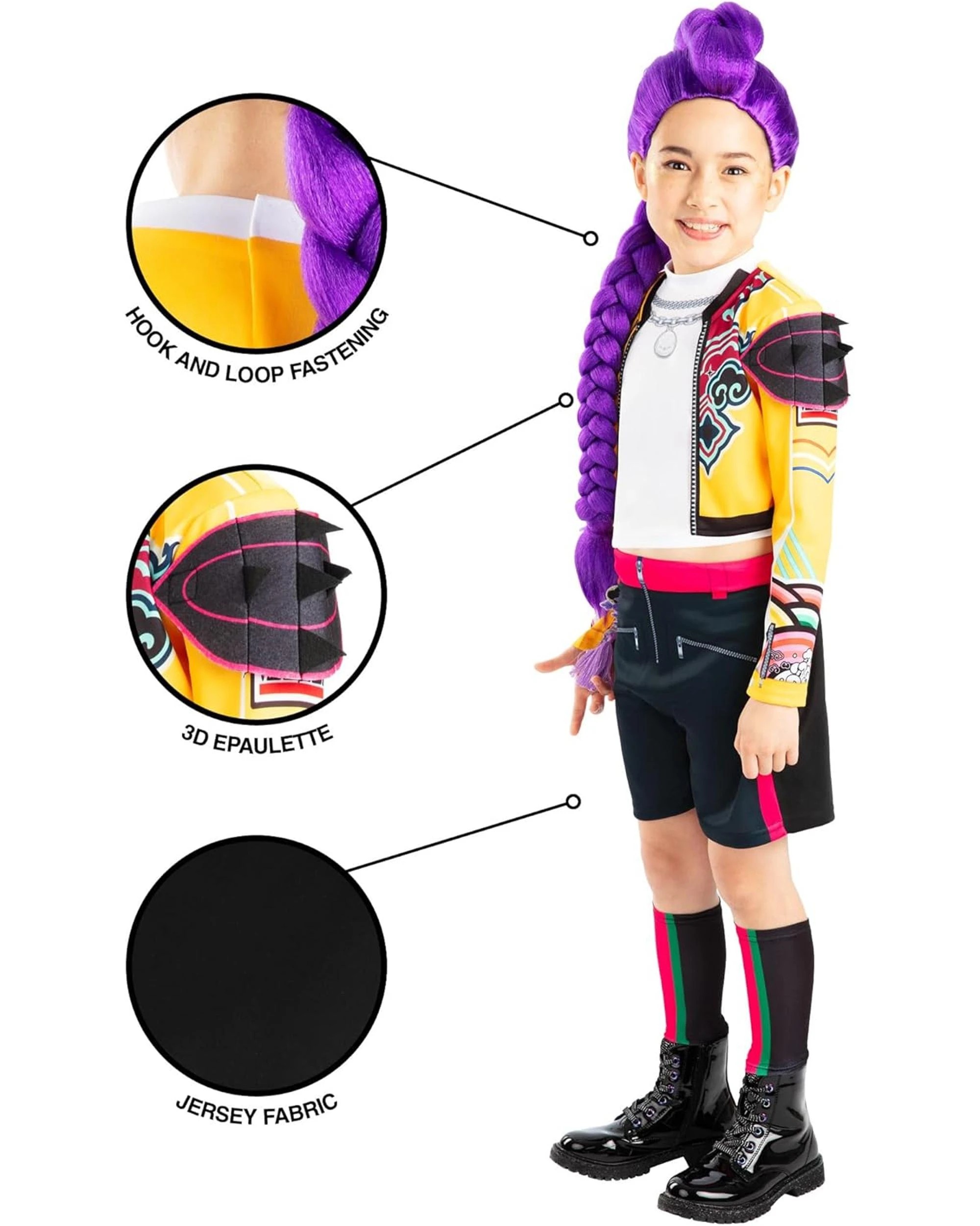 1 K-Pop Demon Hunters Rumi Core Costume Child Size 5 - 6 Years, 1 of 1