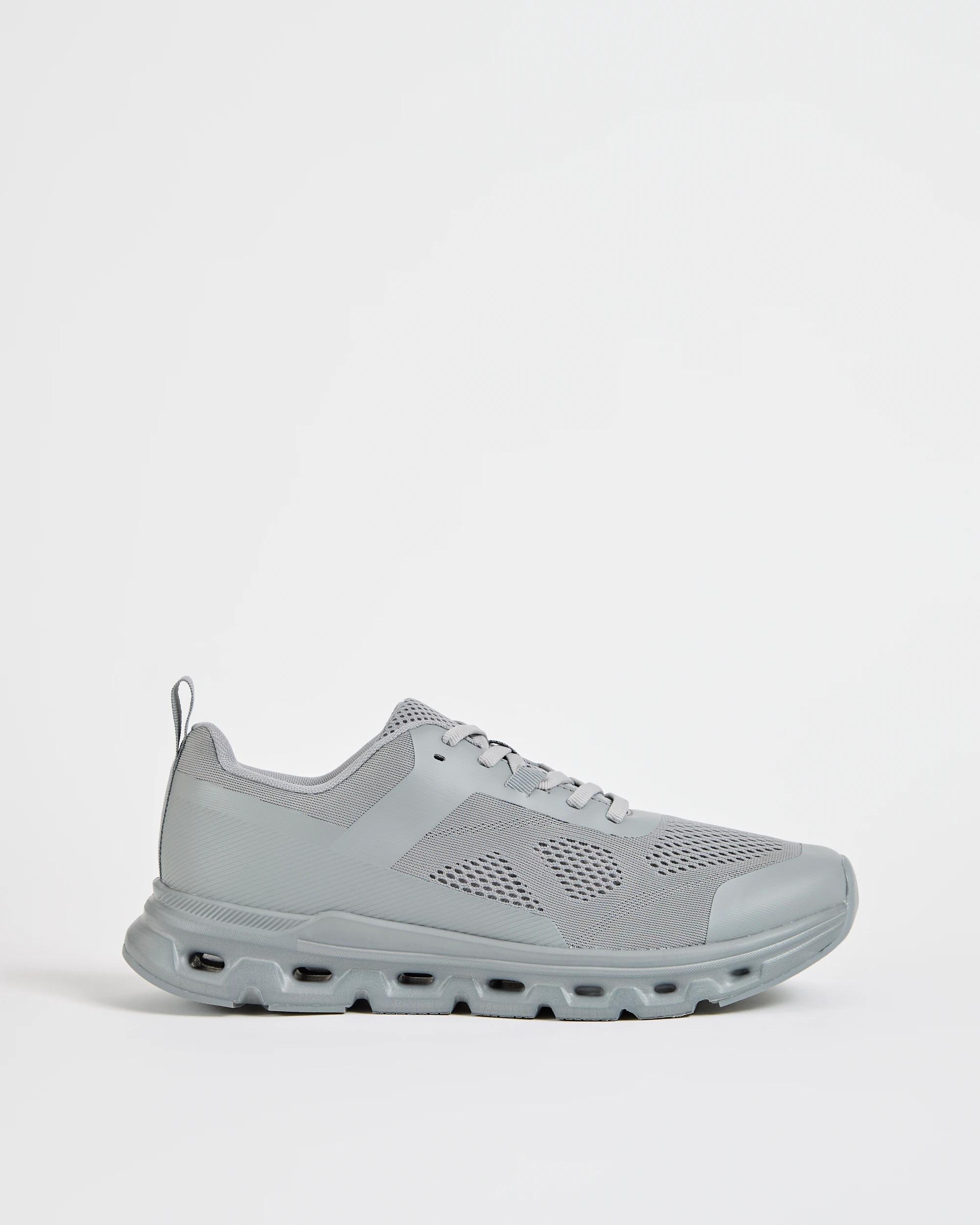 1 Target Man Tread Sports Trainers GREY, 1 of 3