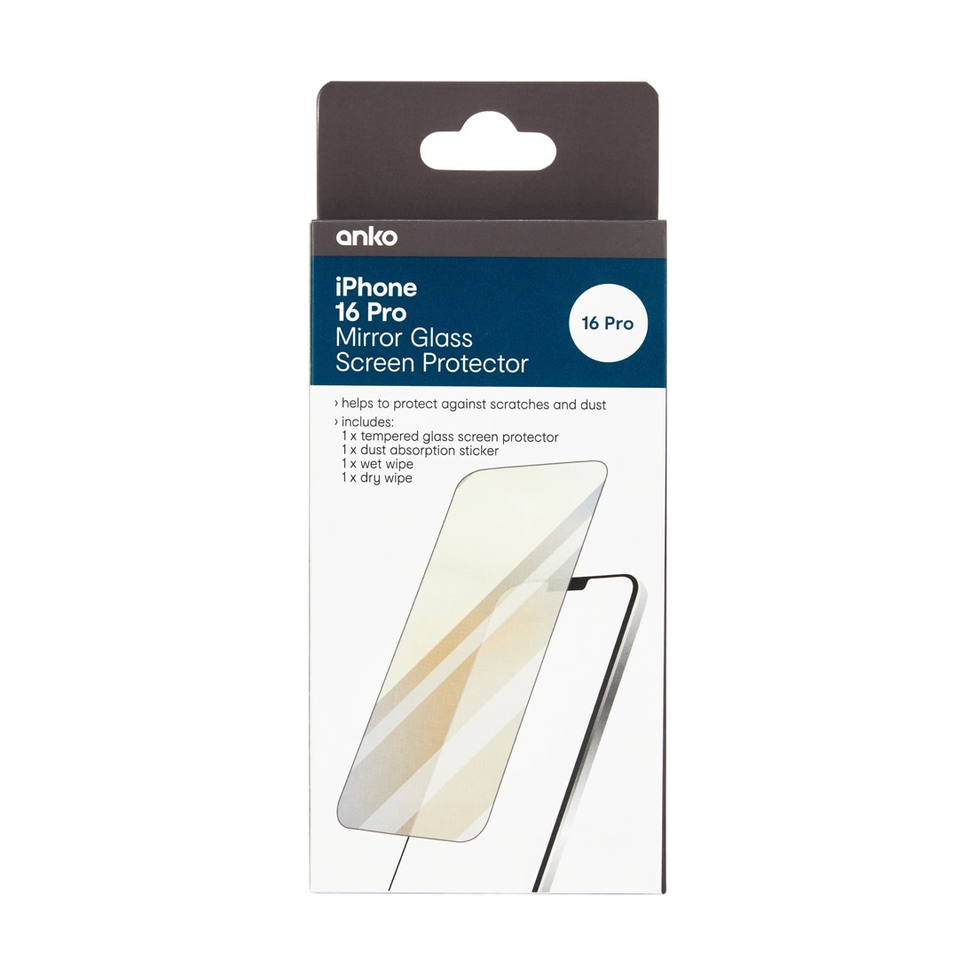 1 iPhone 16 Pro Mirror Glass Screen Protector, 1 of 2