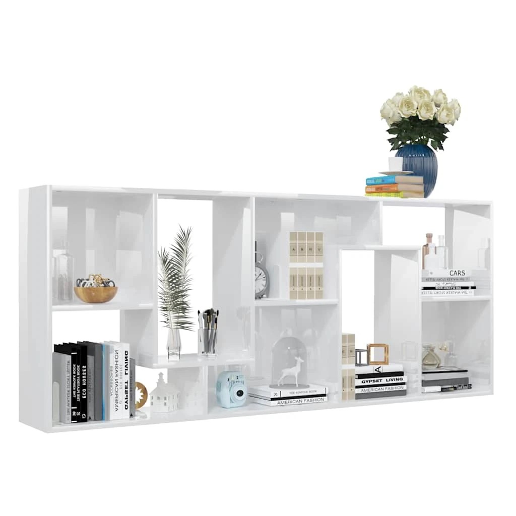 5 vidaXL Book cabinet Ample Storage - White, 5 of 10