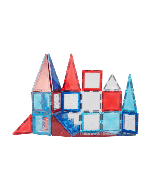 47 Piece Magnetics Paint Your Own Space Playset