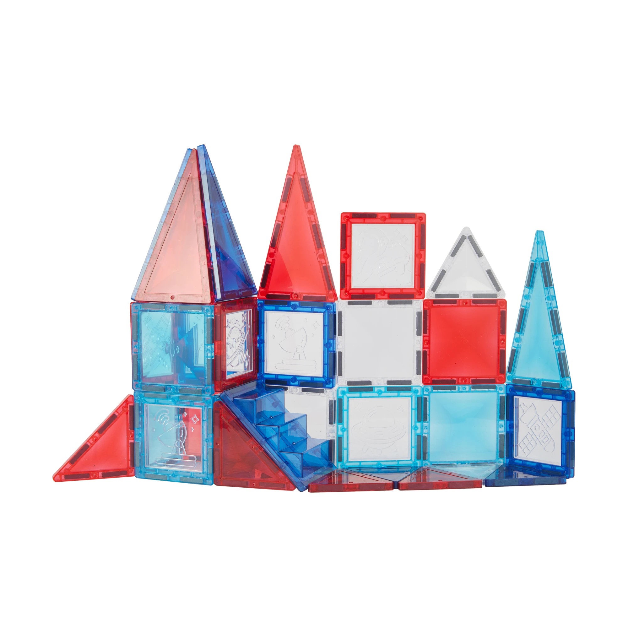1 47 Piece Magnetics Paint Your Own Space Playset, 1 of 10