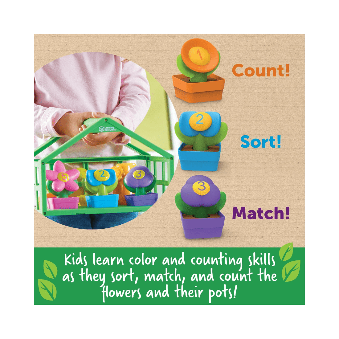 2 Learning Resources Growing Greenhouse Color and Number Playset, 2 of 7