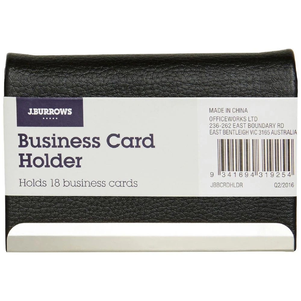 1 J.Burrows Business Card Holder, 1 of 2