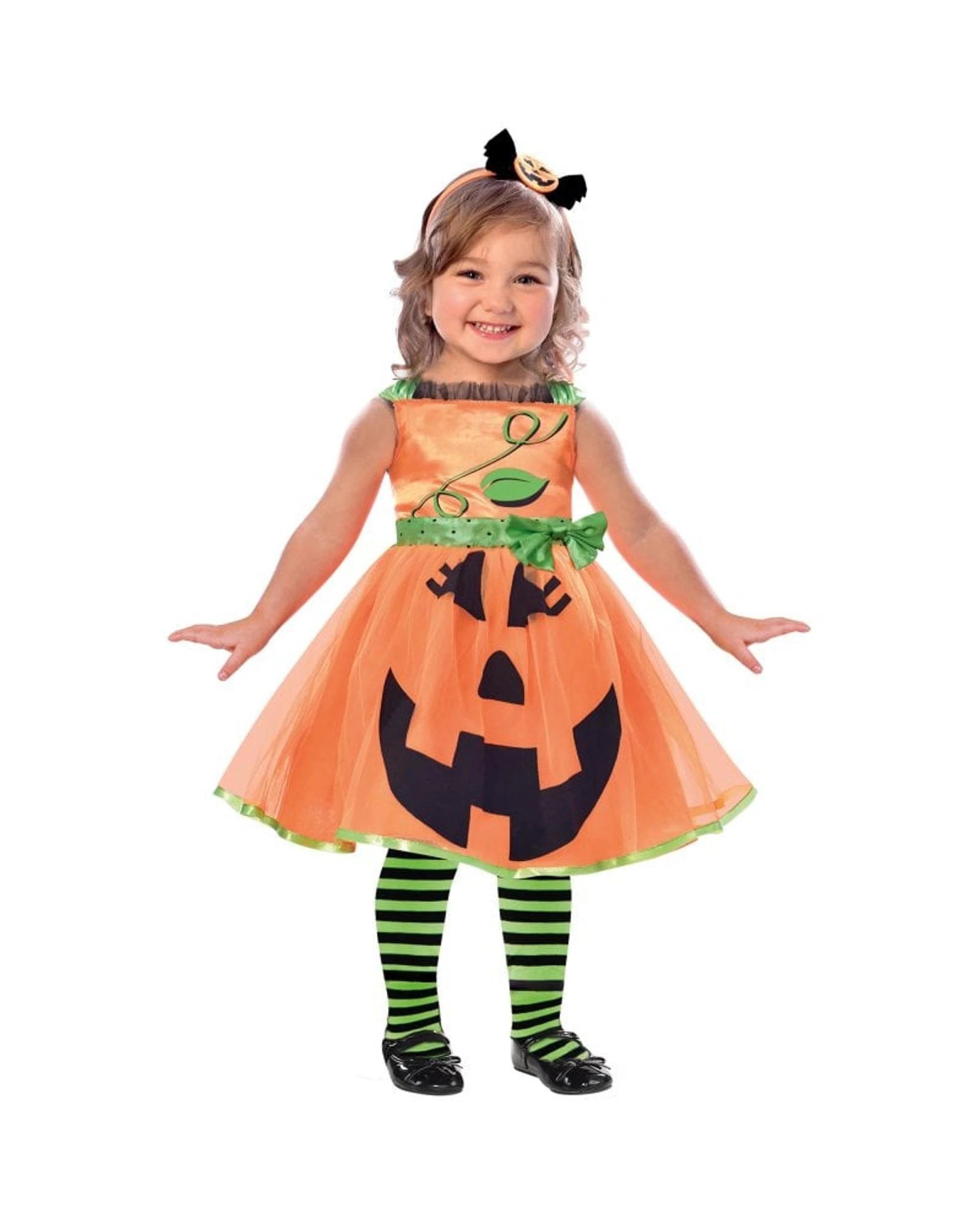 1 Cute Pumpkin Girls Child Costume Size 2-3 Years, 1 of 2