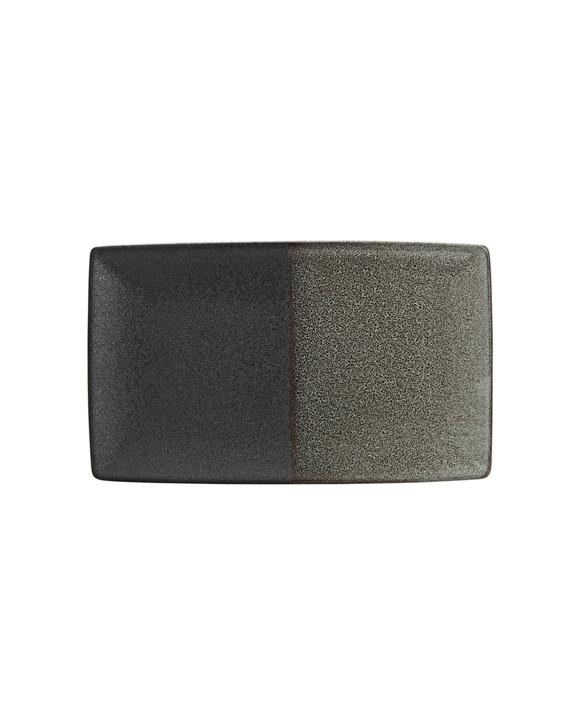 Maxwell & Williams Ceramic Umi Rectangular Platter Plate 27.5x16cm - Black