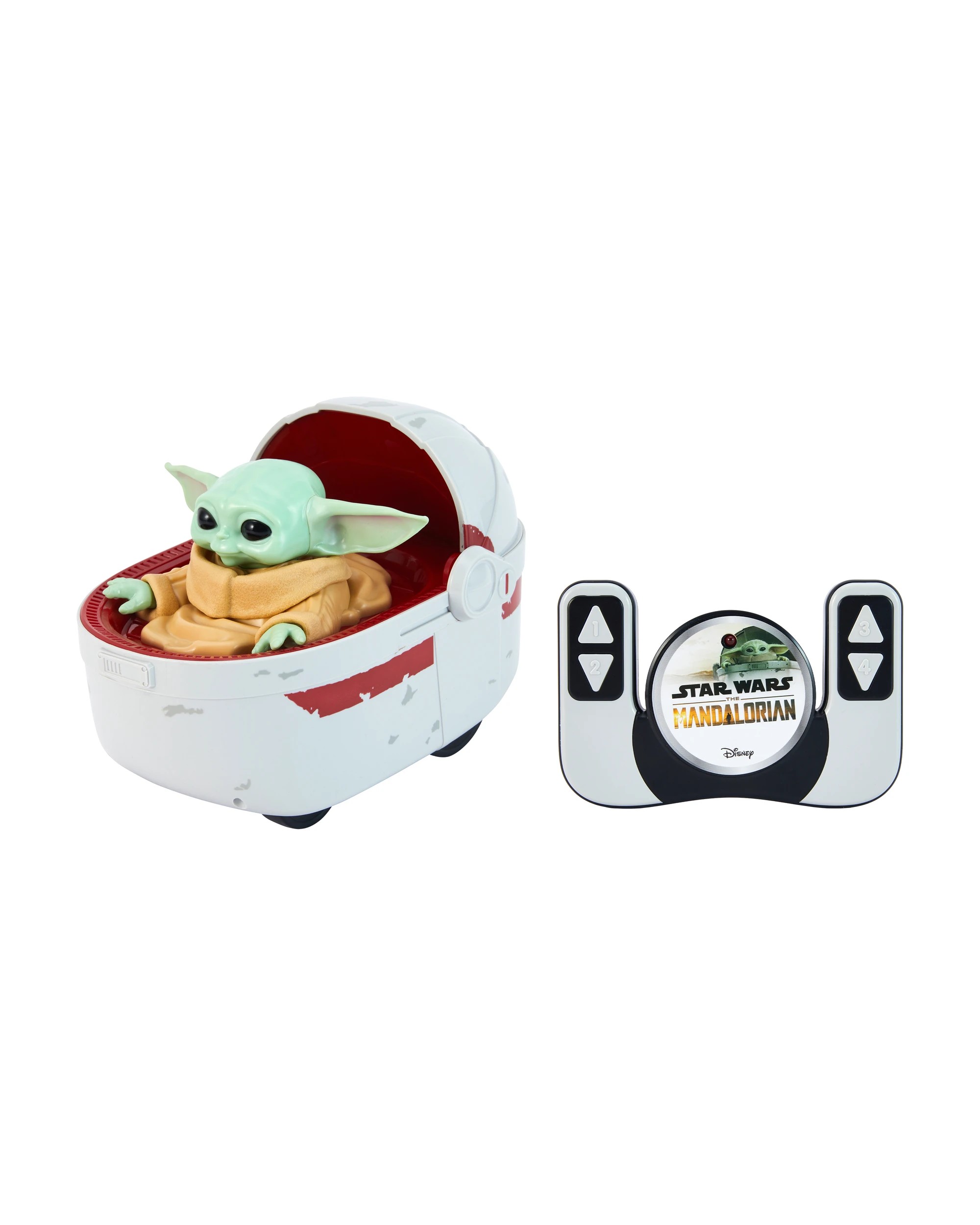2 Disney Star Wars The Mandalorian Grogu and Hover Pram, 2 of 8