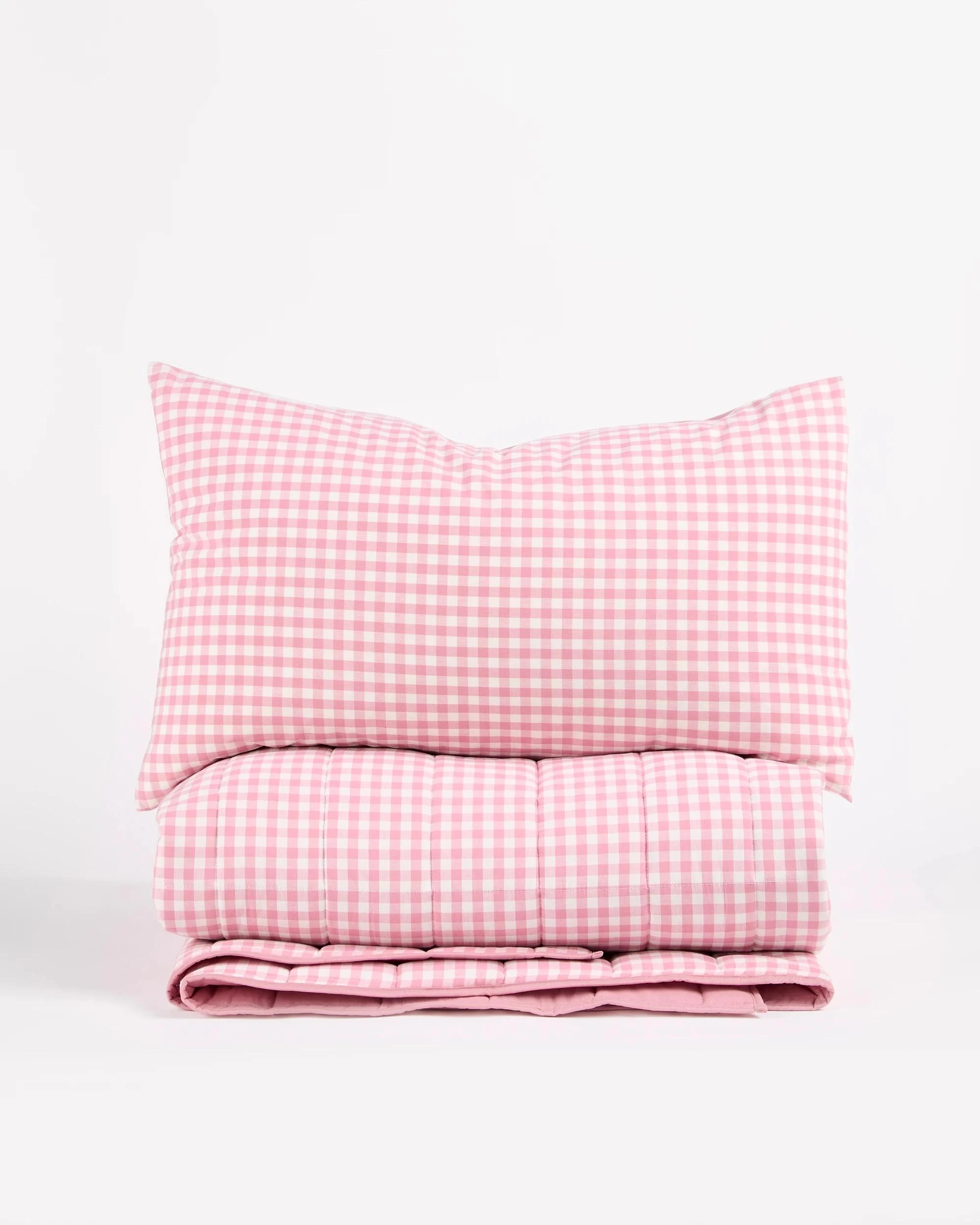 7 Target Parker Gingham Comforter Set - Queen Bed - Pink, 7 of 10