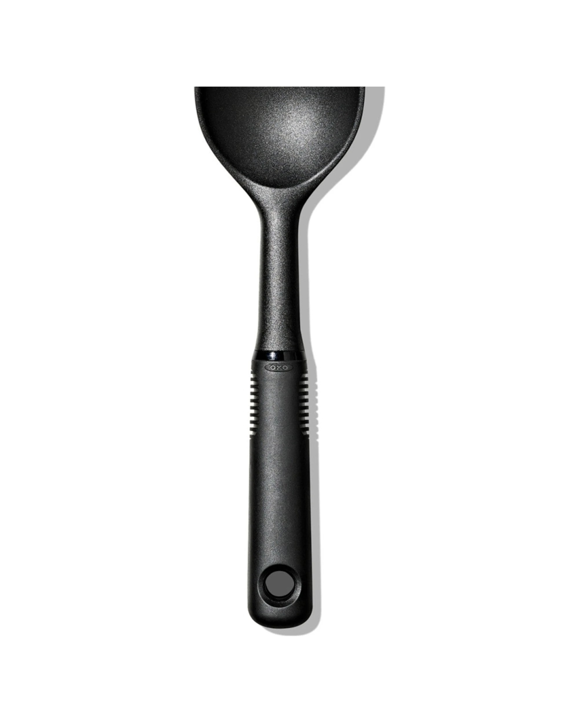 2 Oxo Good Grips Nylon Mini Spoon Heat Resistant Non Slip Grip Kitchen Utensil - Black, 2 of 3