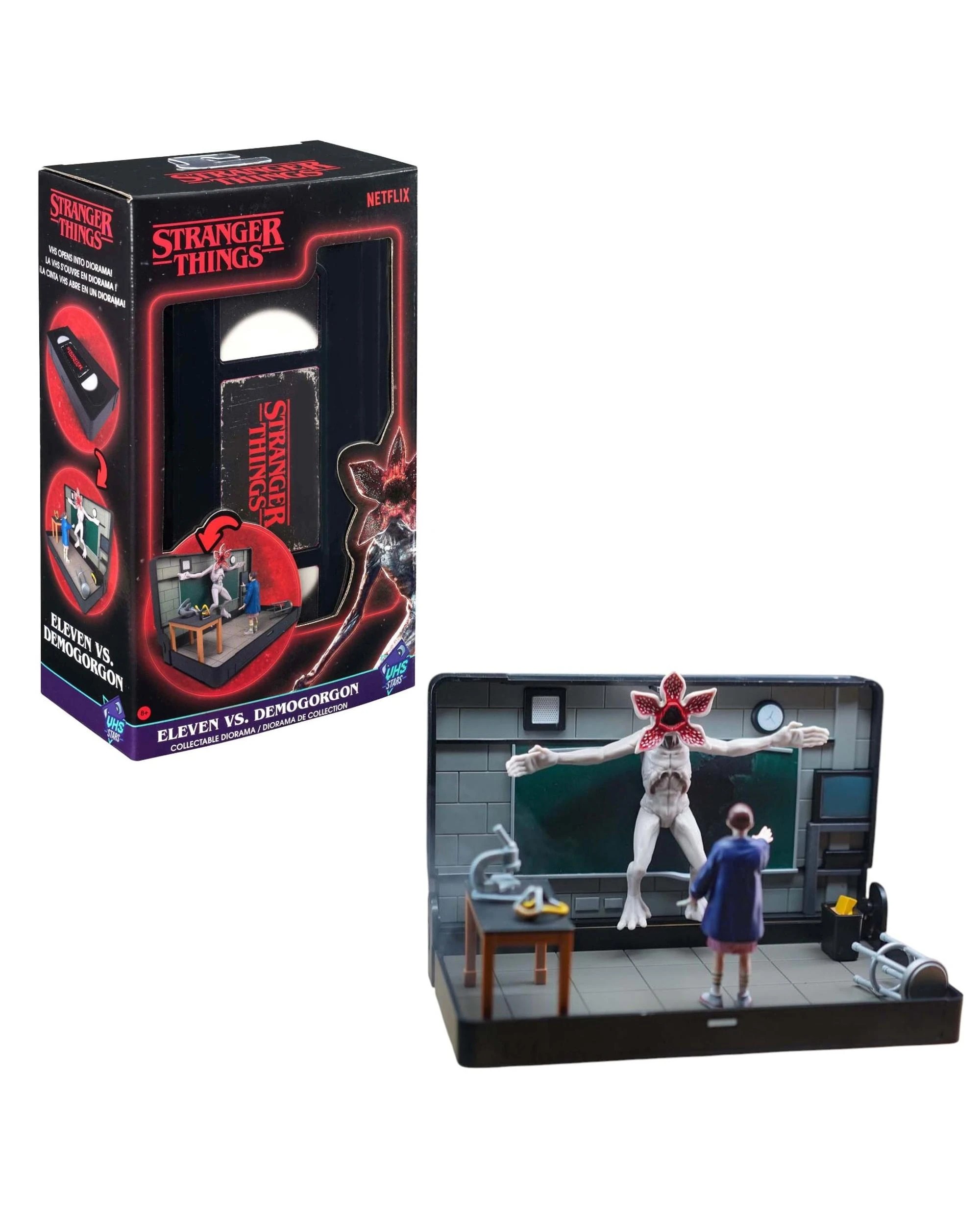 VHS Stars Stranger Things Eleven VS Demogorgon Diorama - Kmart