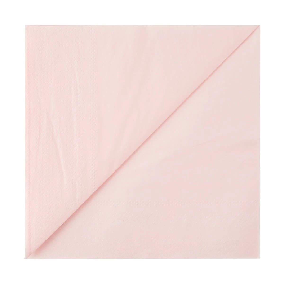 4 20 Piece Pastel Pink Paper Napkins, 4 of 5
