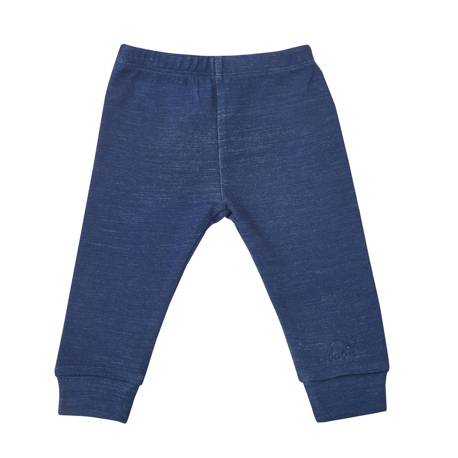 1 Merino Baby Australian Merino Wool Merino Pant- Navy Marle , 1 of 7