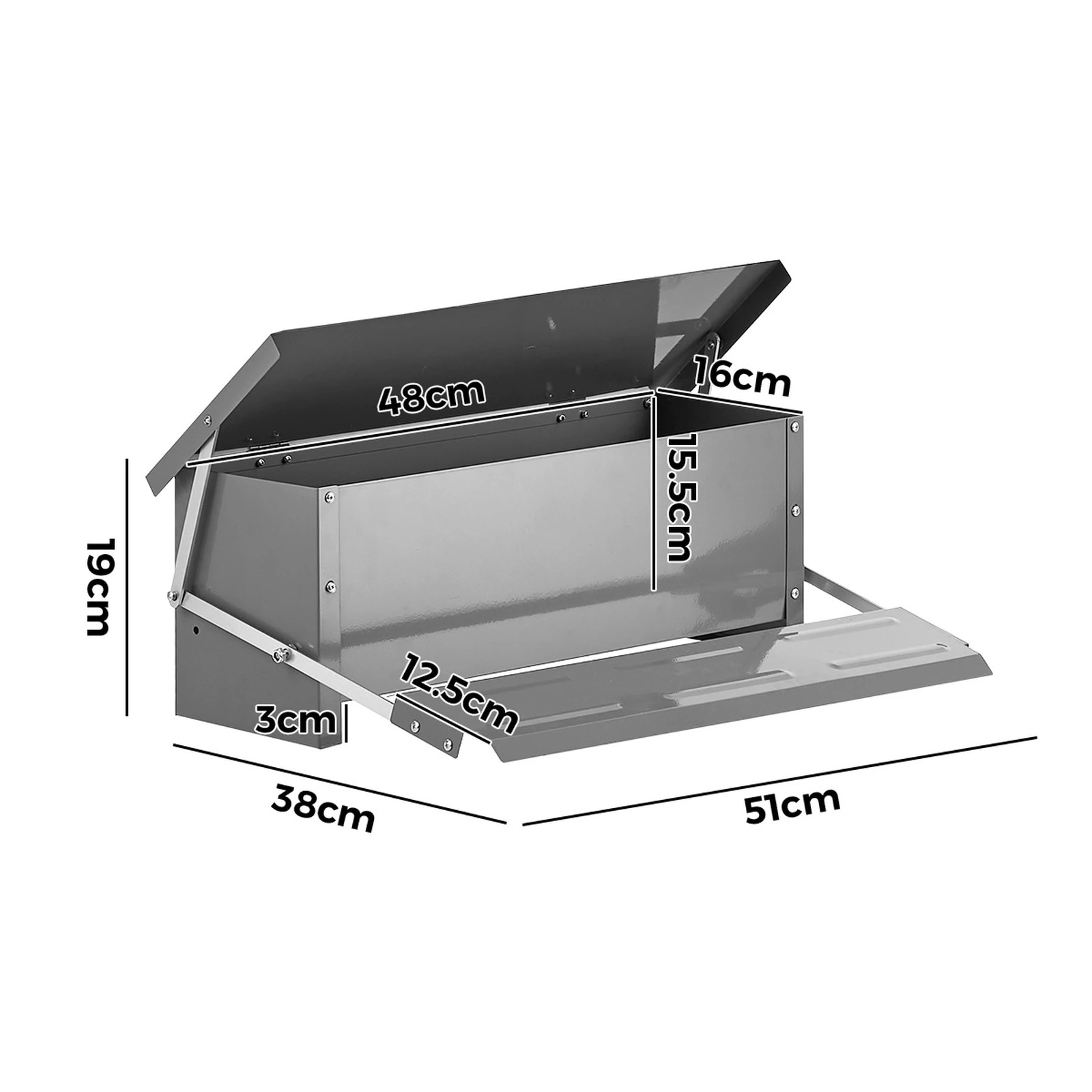2 Alopet Automatic Chicken Food Feeder Galvanized Treadle Self Opening Feed 10kg - Silver, 2 of 10