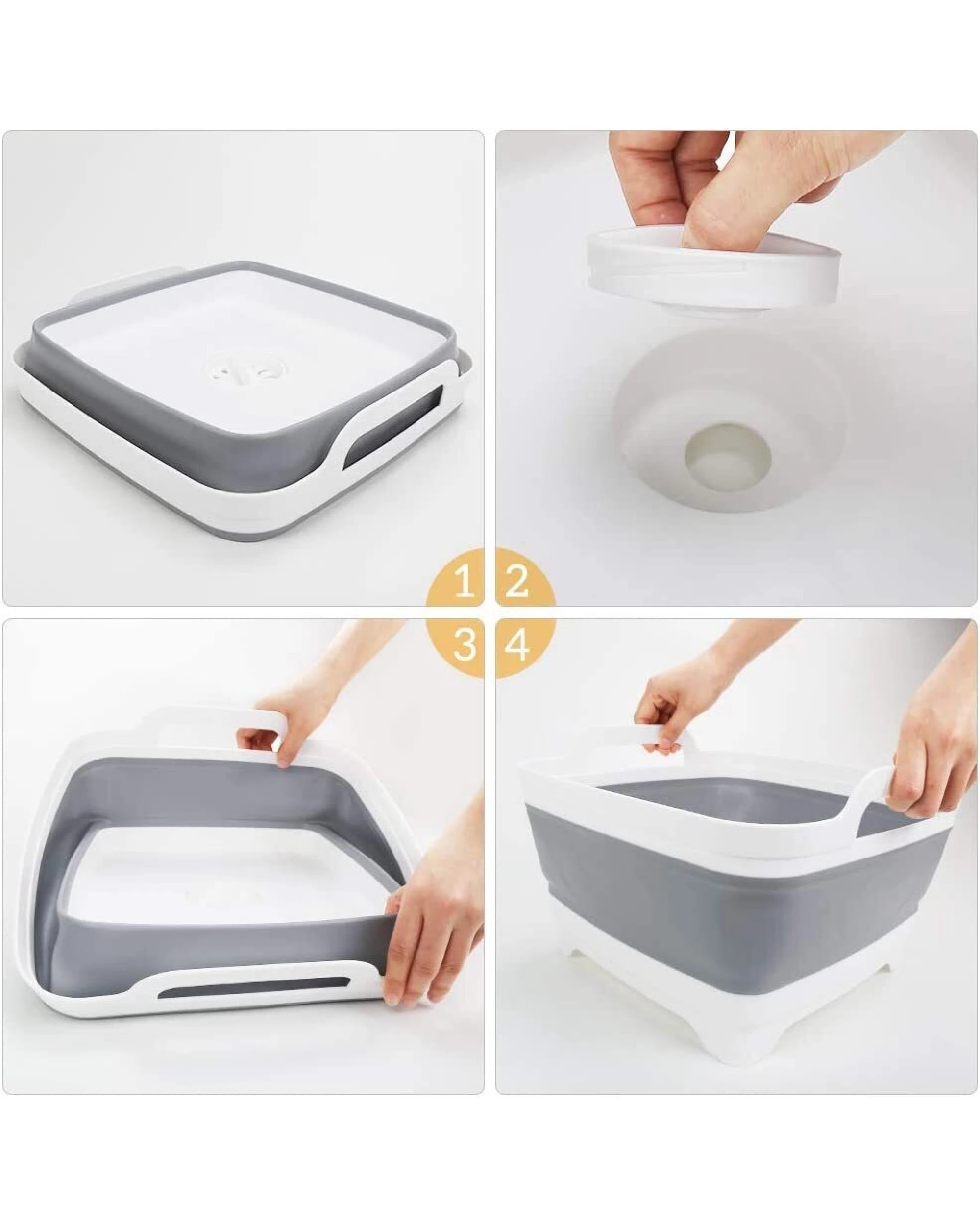 10 BR Home Collapsible Strainer and Storage Basket for Fruits and Vegetables, 10 of 10