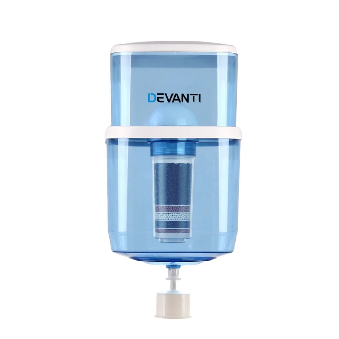 2 Devanti Water Cooler Dispenser 22L Filter Bottle - Blue, 2 of 8