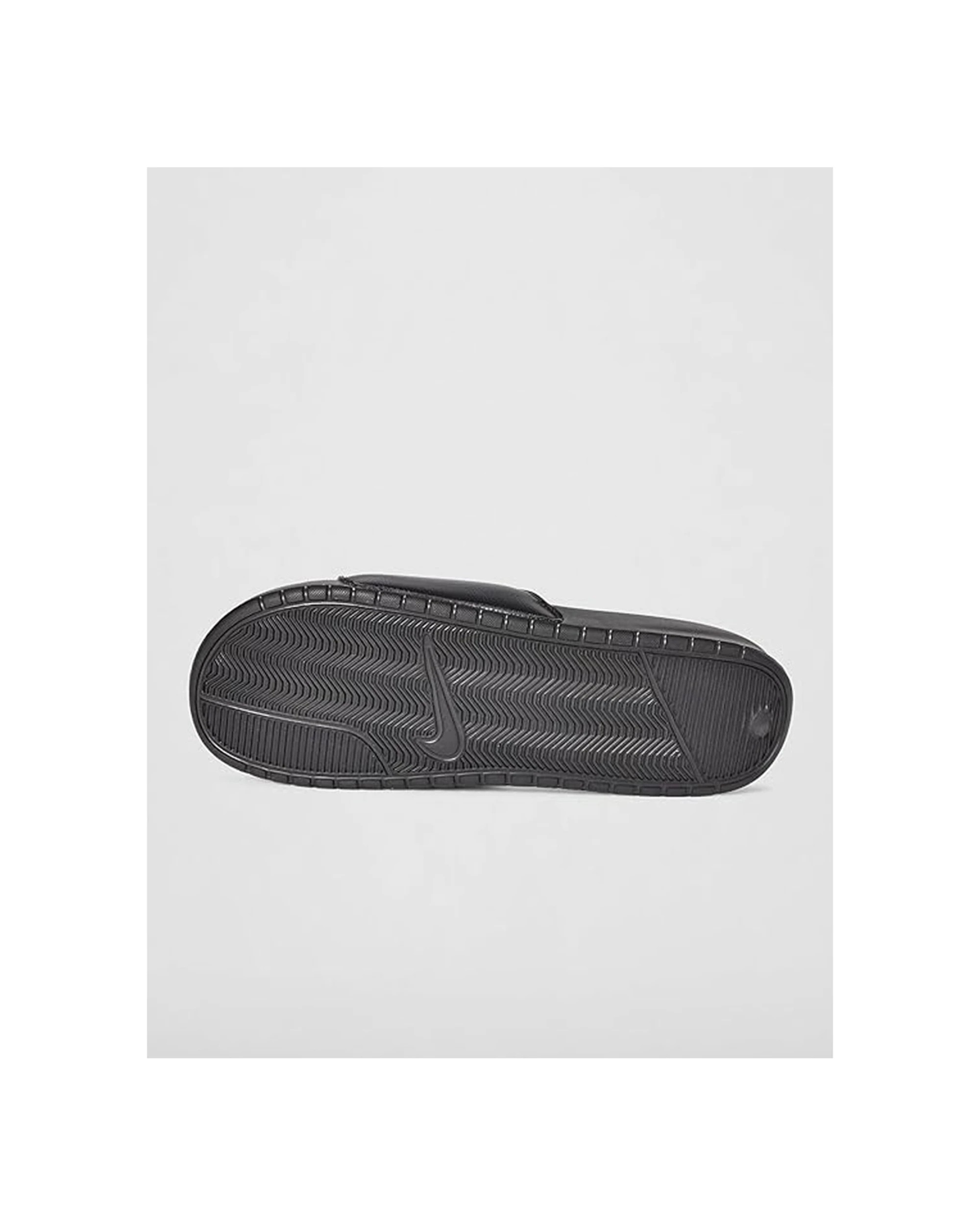 4 Nike Mens Benassi Slides Comfortable Casual Shoes - 6 - Black, 4 of 5
