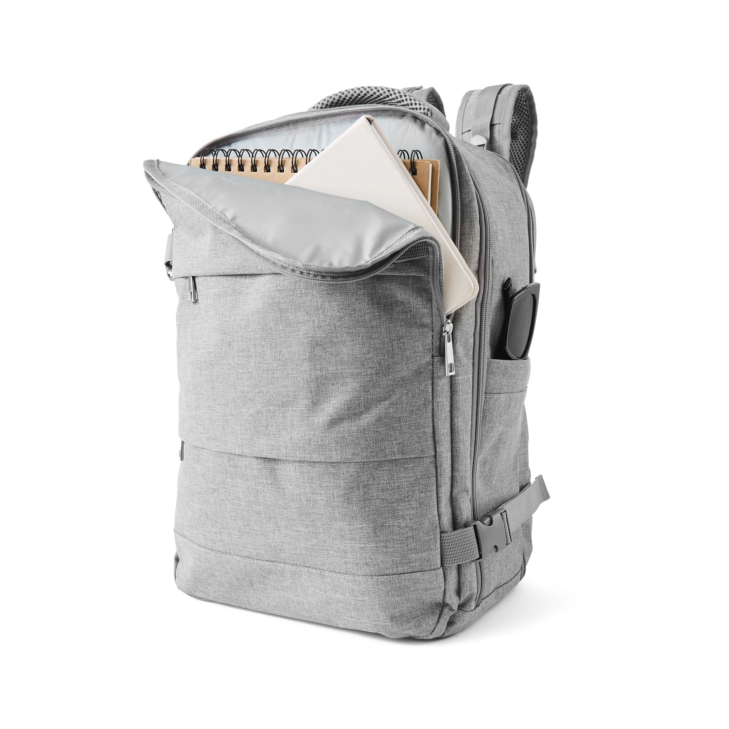 2 Expandable Travel Backpack - Grey Marle, 2 of 10