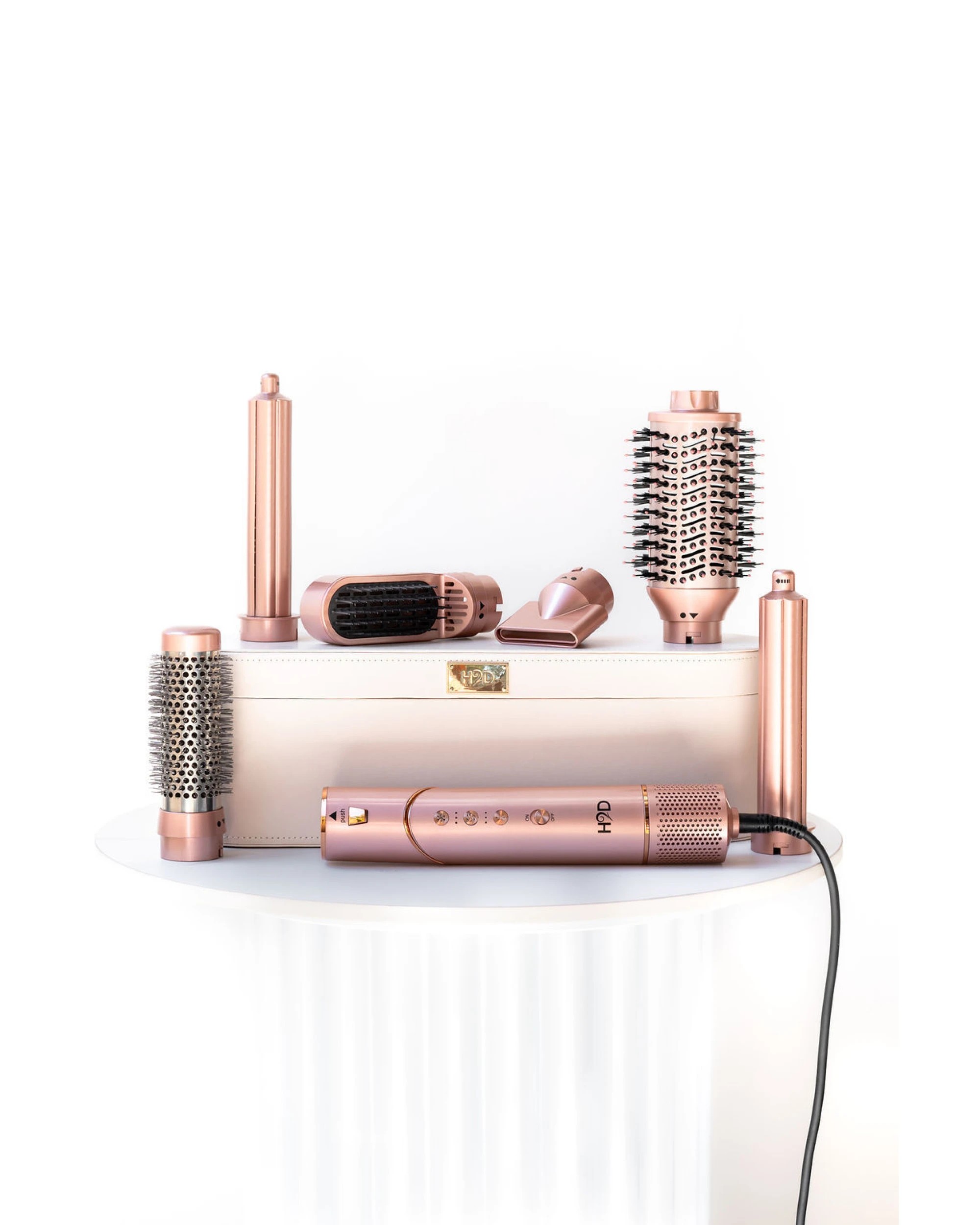 2 H2D 6-in-1 Ultra Styler Hair Styling Tool in Rose Gold, 2 of 10