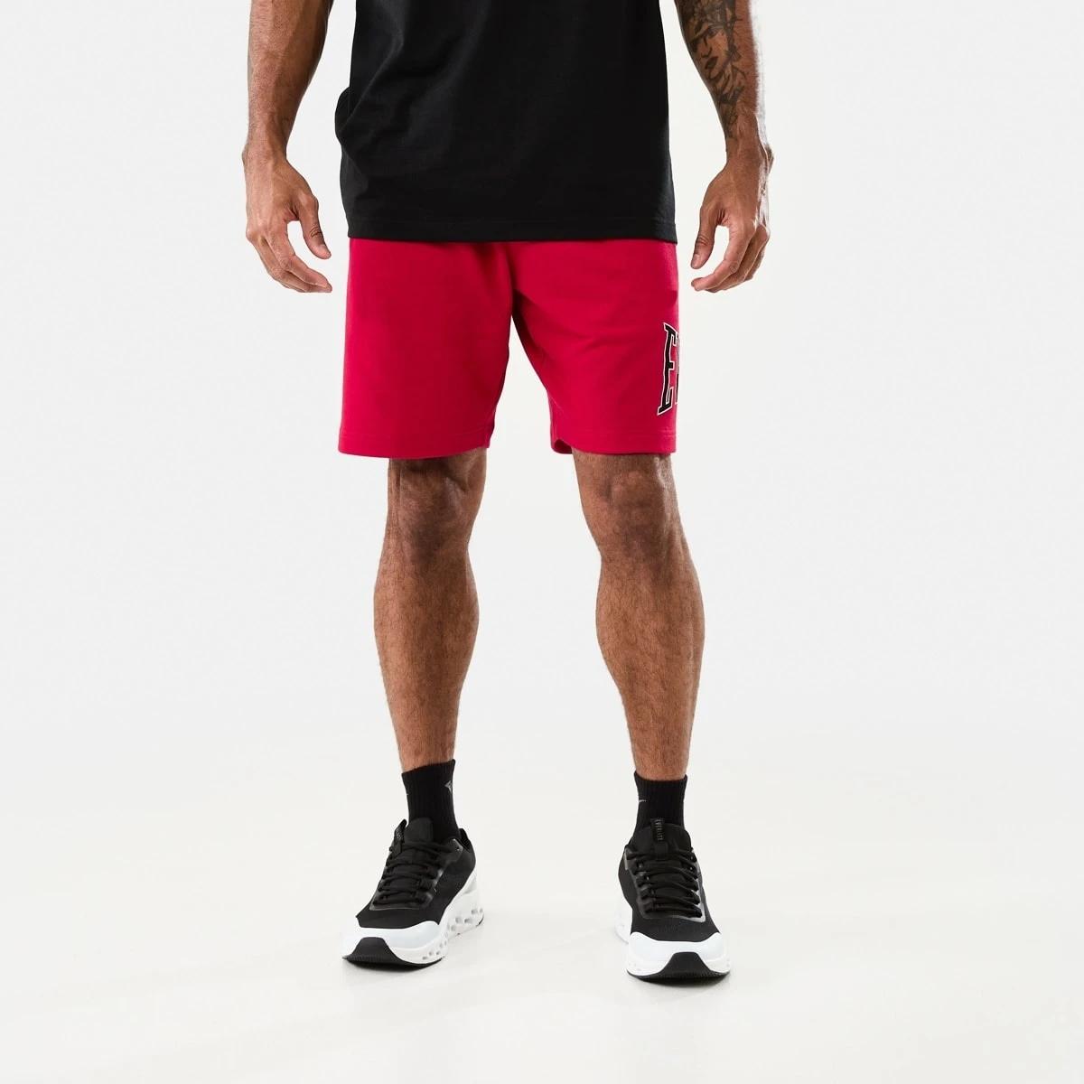 7 Everlast Mens French Terry Shorts Crimson, 7 of 8