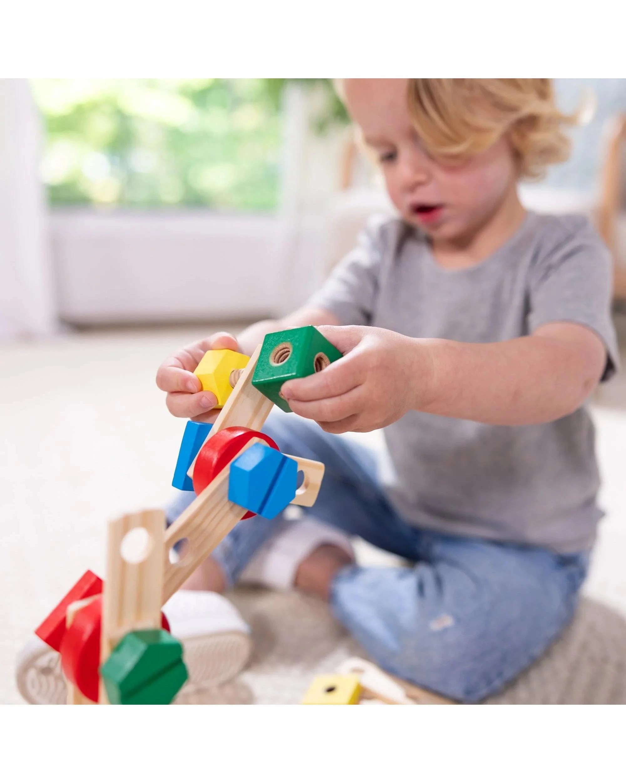 7 Melissa and Doug Construction Set in a Box Classic Toy, 7 of 7