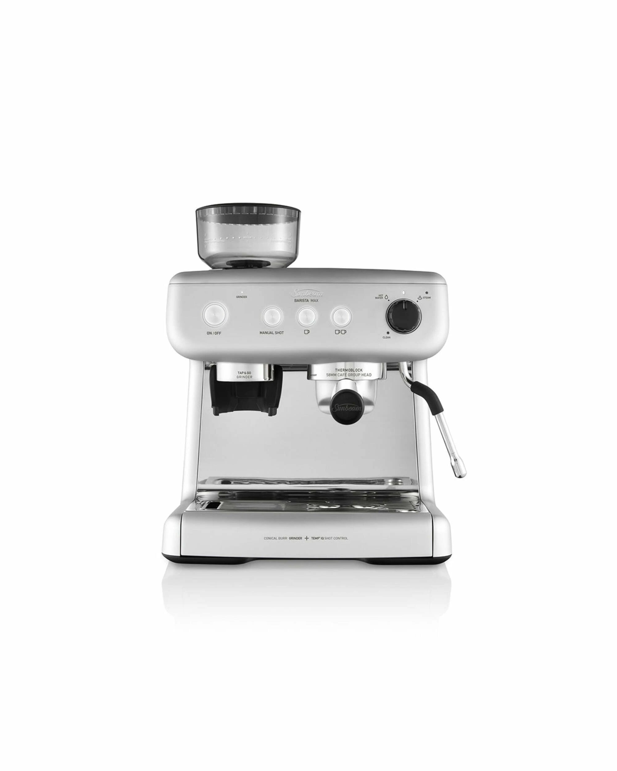 1 Sunbeam Barista Max Espresso Machine - Silver - STAINLESS STEEL, 1 of 5