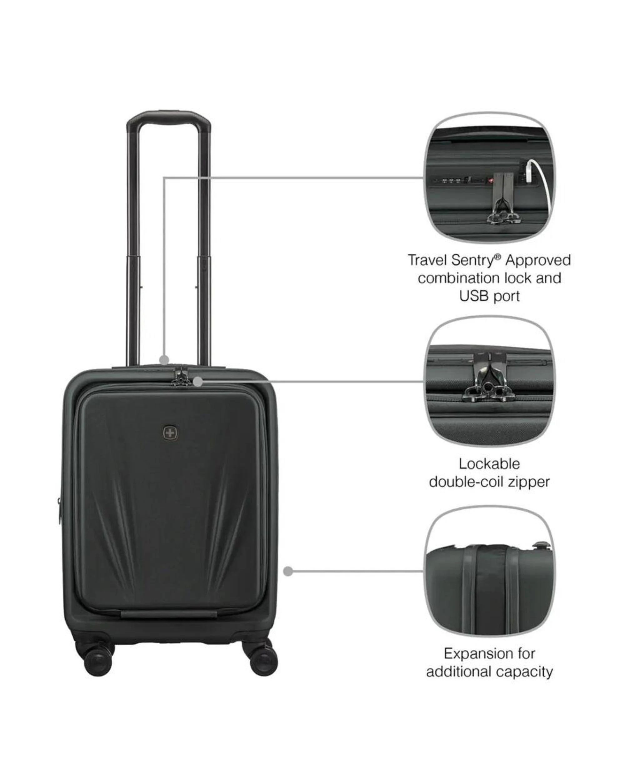 7 Wenger Skyon Hardside 2 Piece Luggage Set Anthracite, 7 of 10