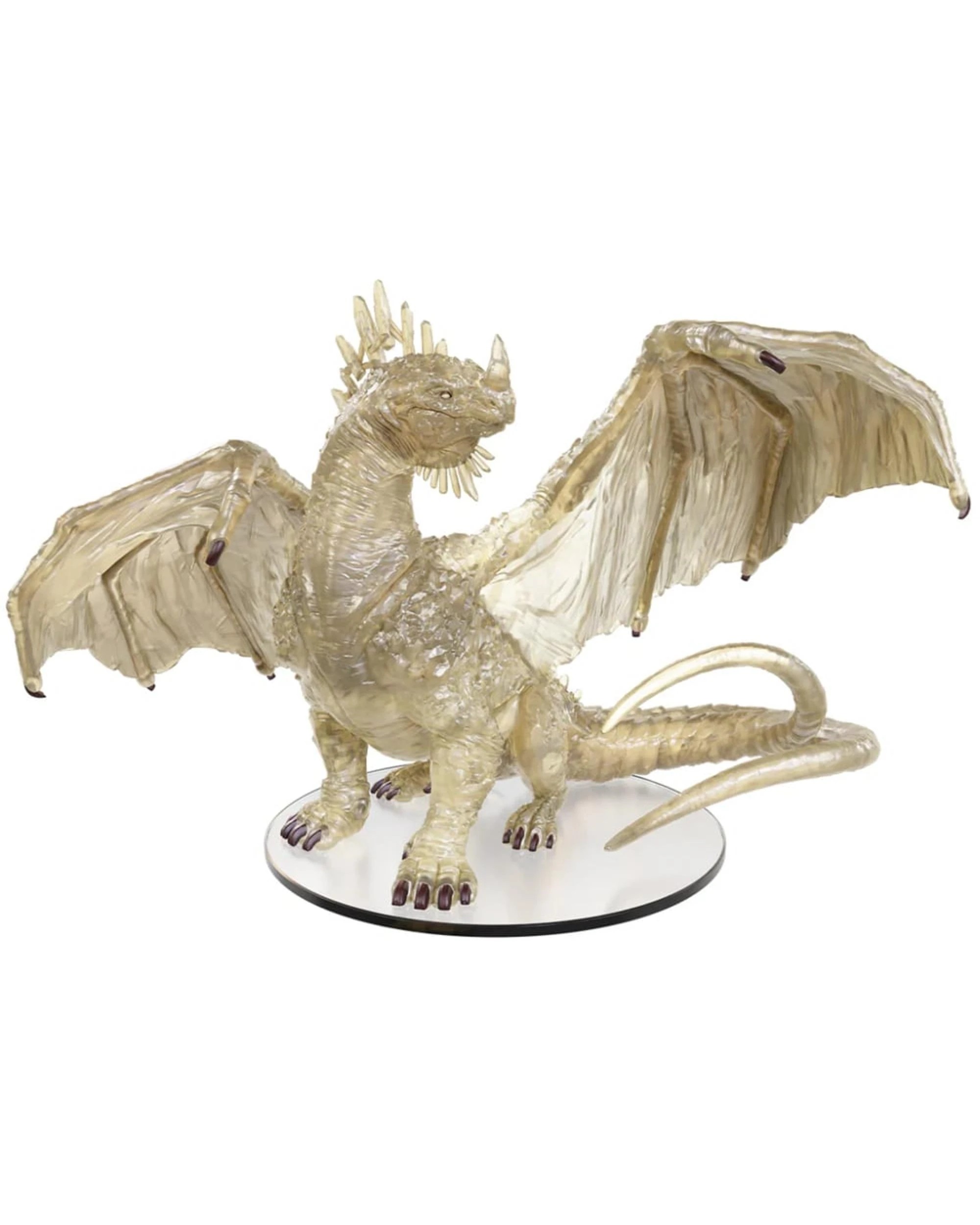 1 Dungeons and Dragons Icons of the Realms Adult Crystal Dragon Premium Miniature Figure, 1 of 1