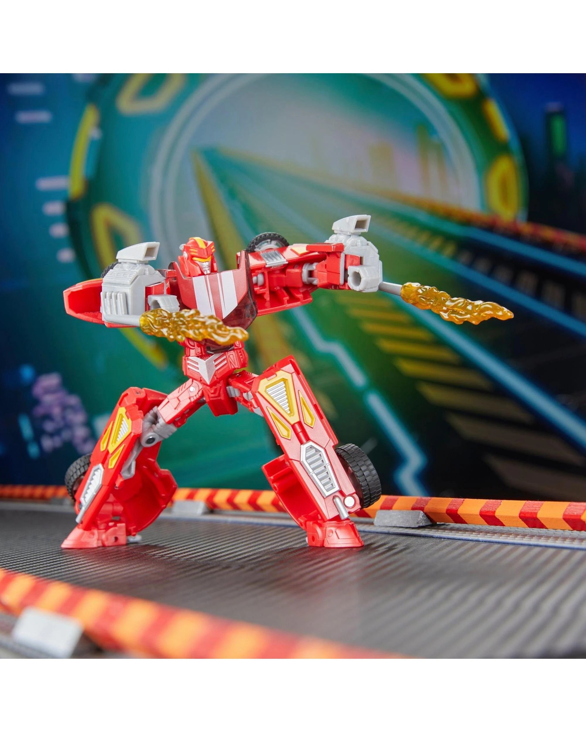 9 Transformers Collaborative Hot Wheels x Transformers Twin Mill Action Figure - Red, 9 of 9