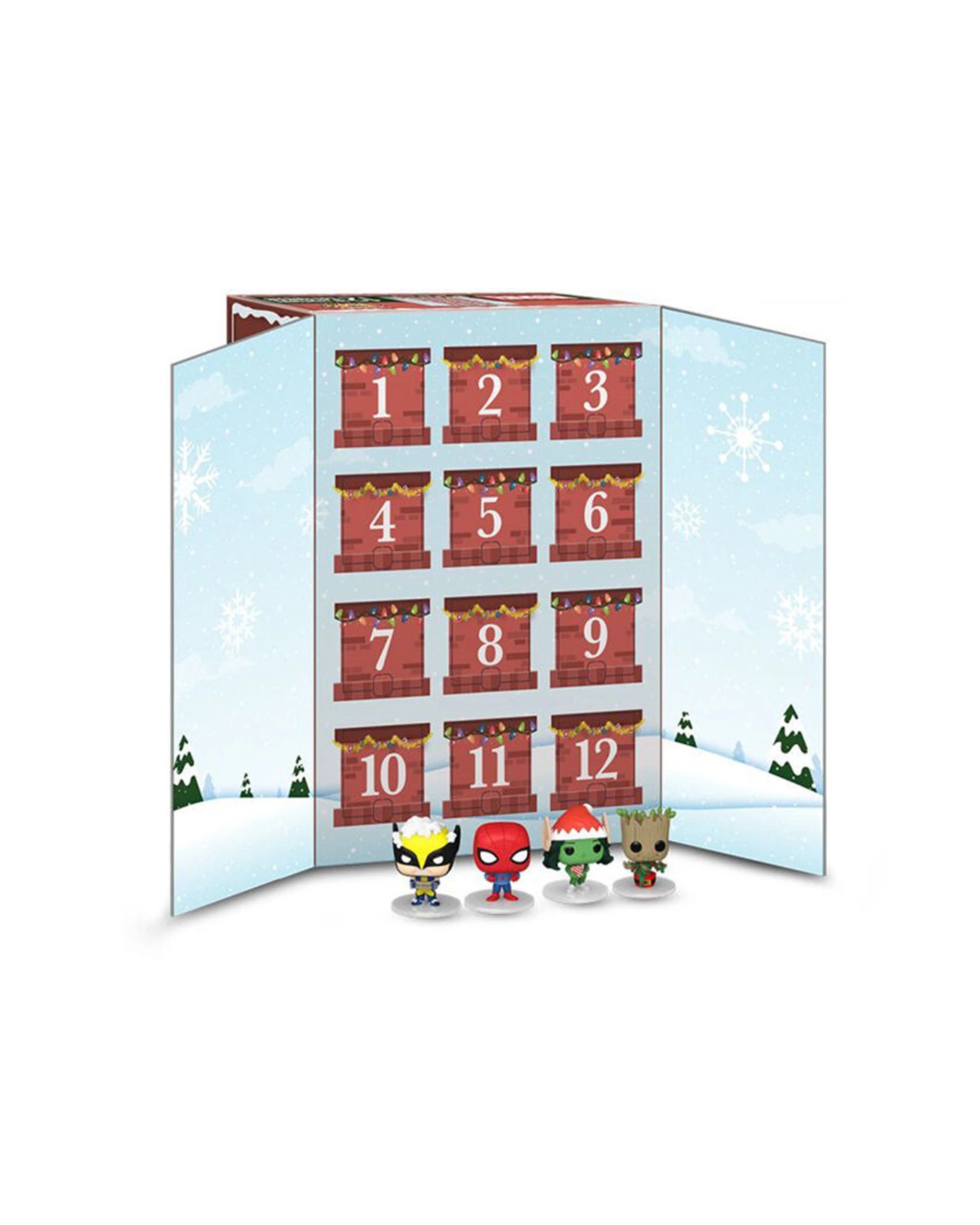 3 MARVEL Funko Marvel 2024 12Day Countdown Calendar Pocket Pop Figure Set Toy - Multi, 3 of 3
