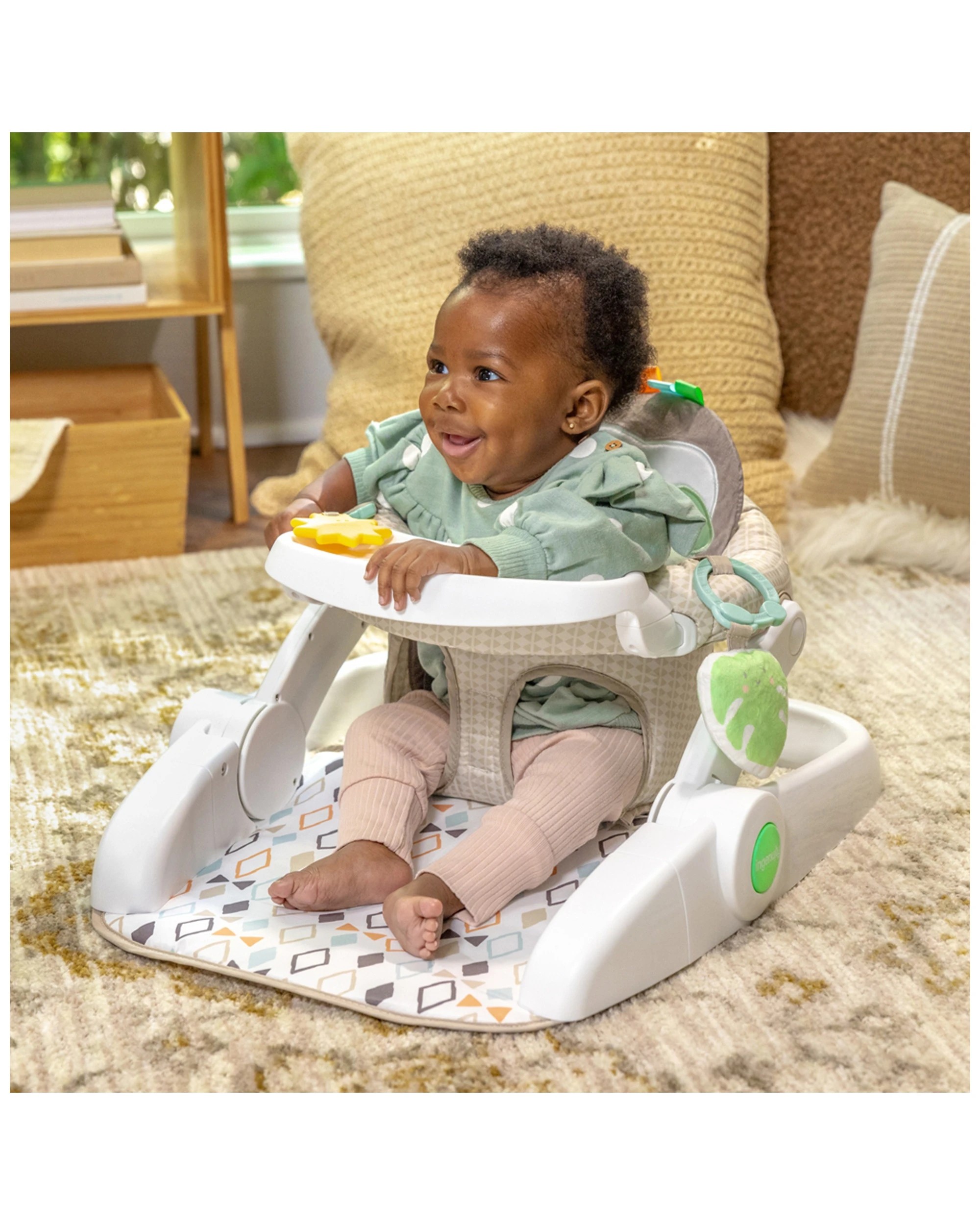 6 Ingenuity Prop Spot 2-in-1 Sit-up Infant Floor Seat Loni 4m+
 - Multi, 6 of 6
