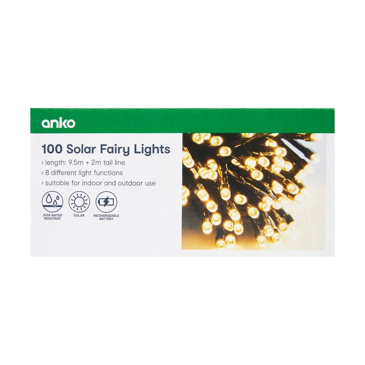 6 100 Pack Solar Fairy Lights, 6 of 6