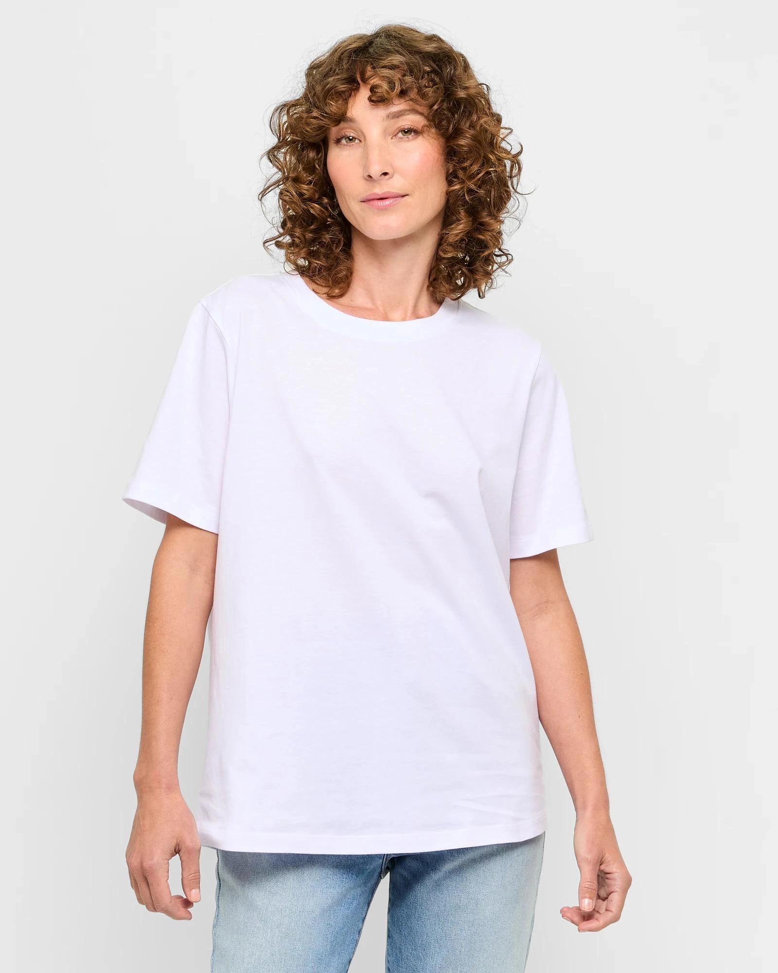 8 Target Australian Cotton Classic T-Shirt WHITE, 8 of 8