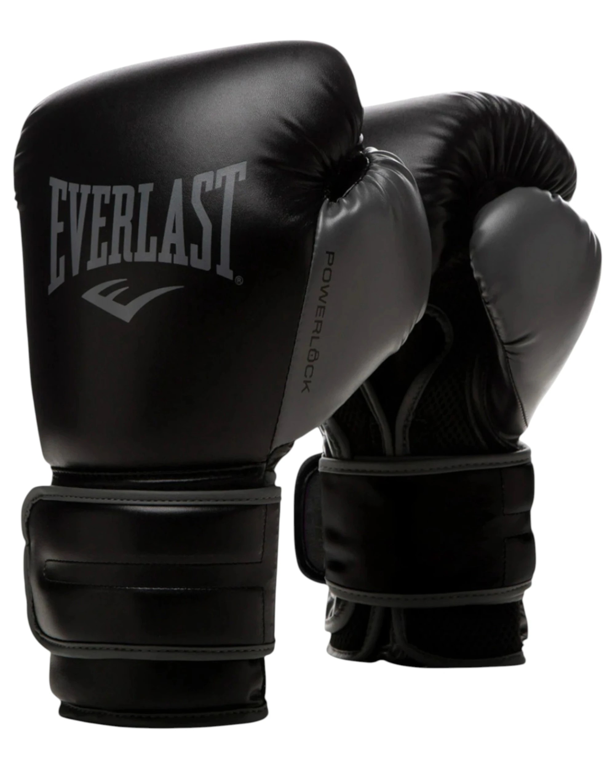 1 Everlast Powerlock2 Training Boxing Gloves 16oz - Black, 1 of 1