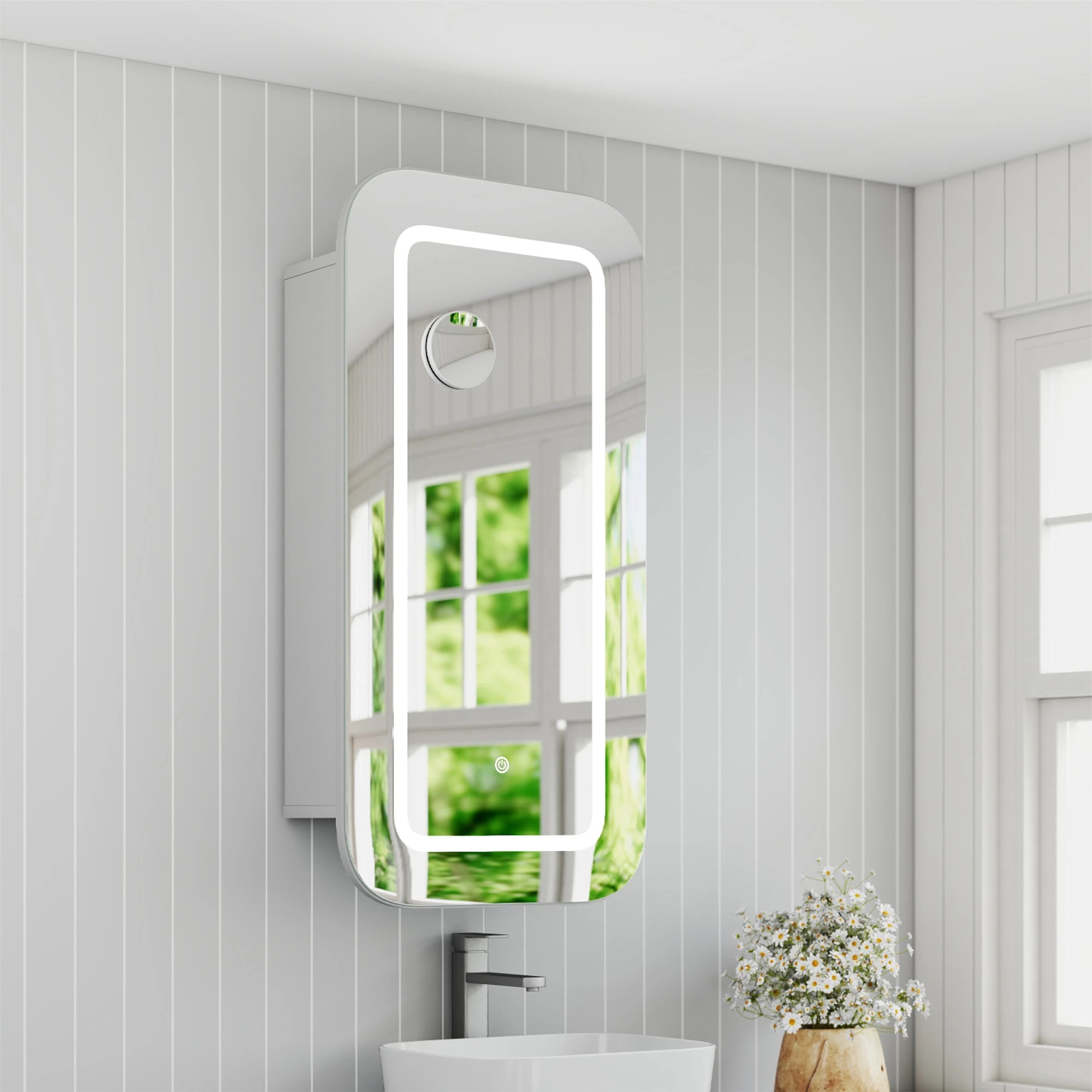 8 Levede LED Bathroom Wall Mirror Cabinet Vanity Shaving Medicine Makeup Storage, 8 of 9