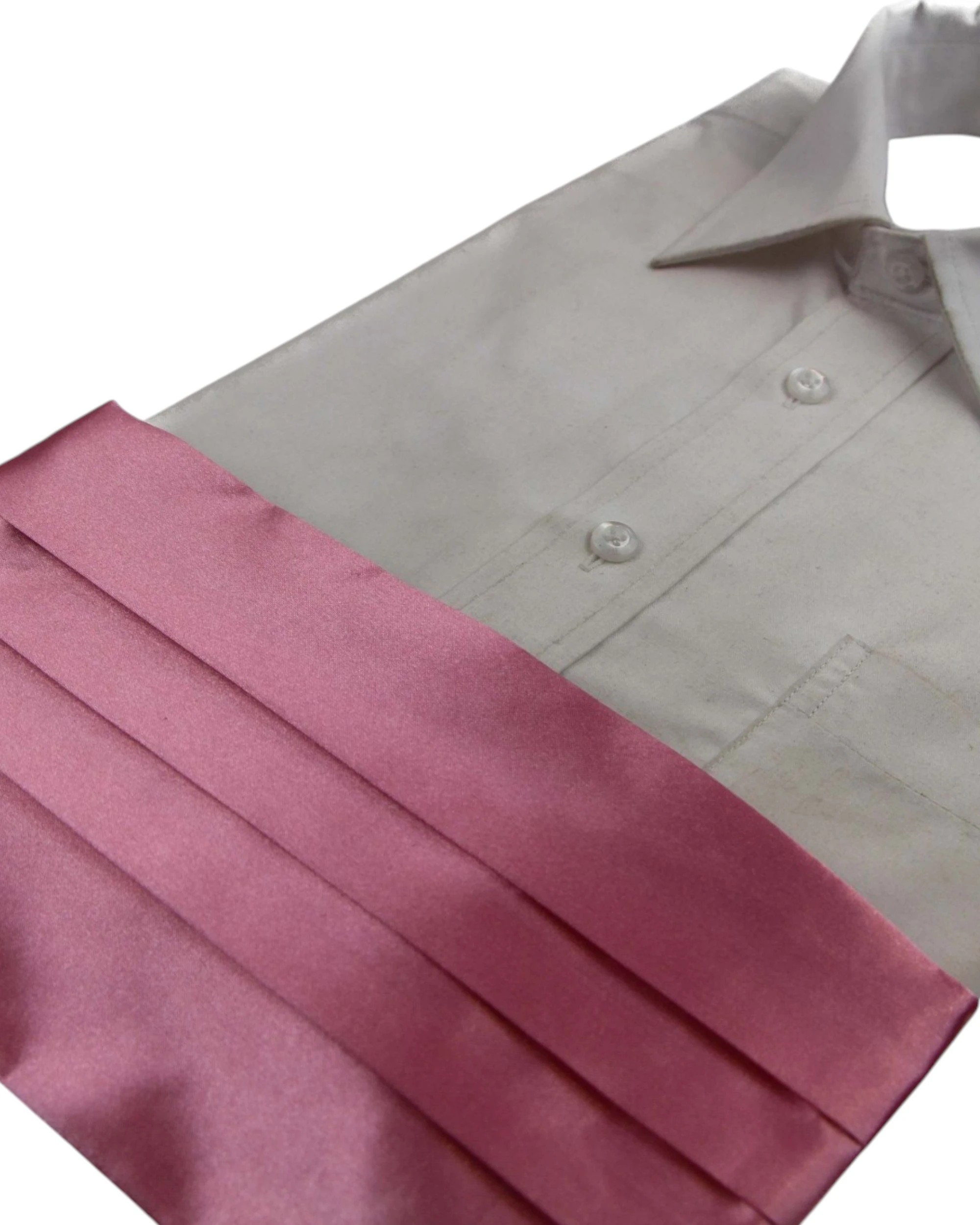 4 Zasel Mens Adjustable Cummerbund - Pink, 4 of 4