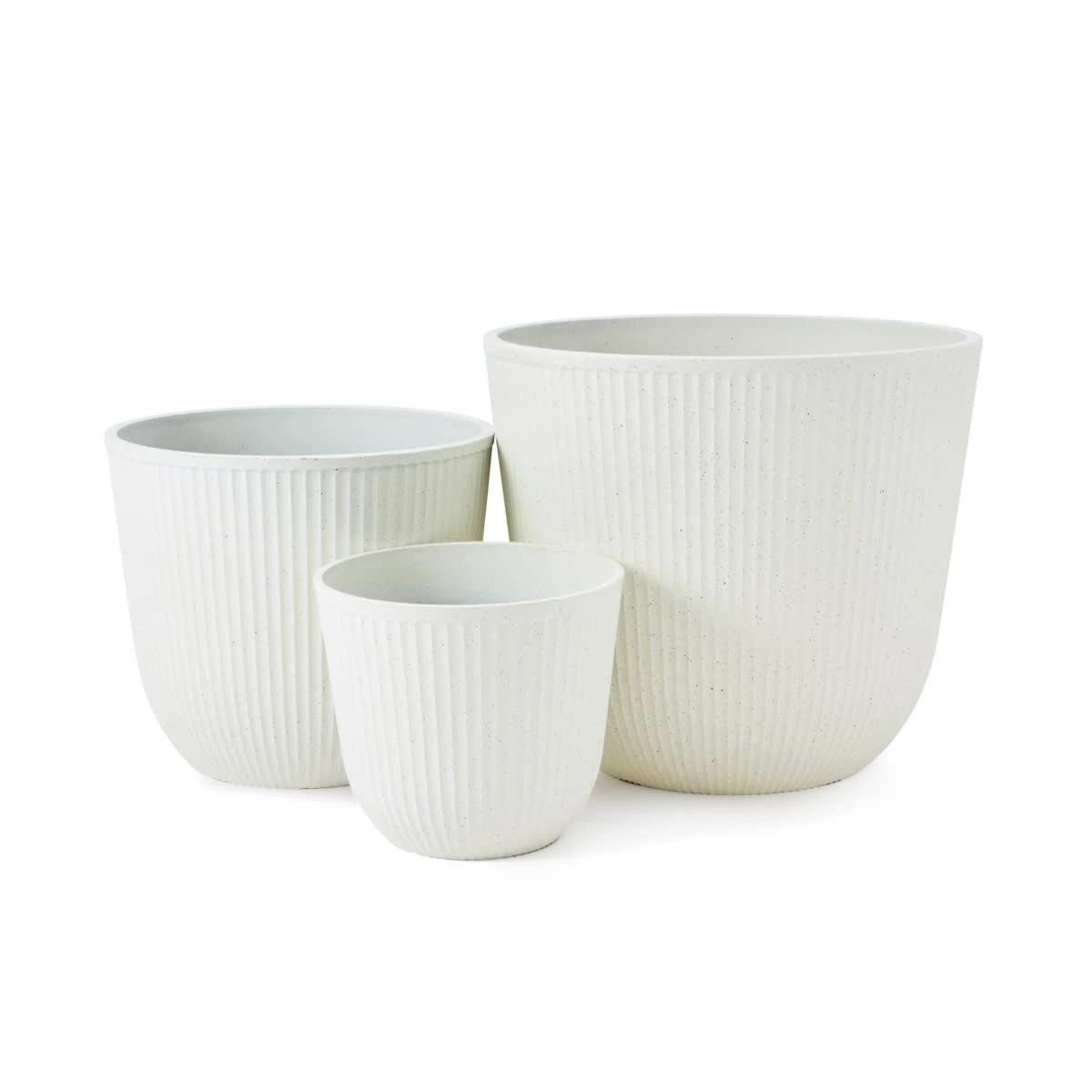 6 Set of 3 Linear Pots, 6 of 10