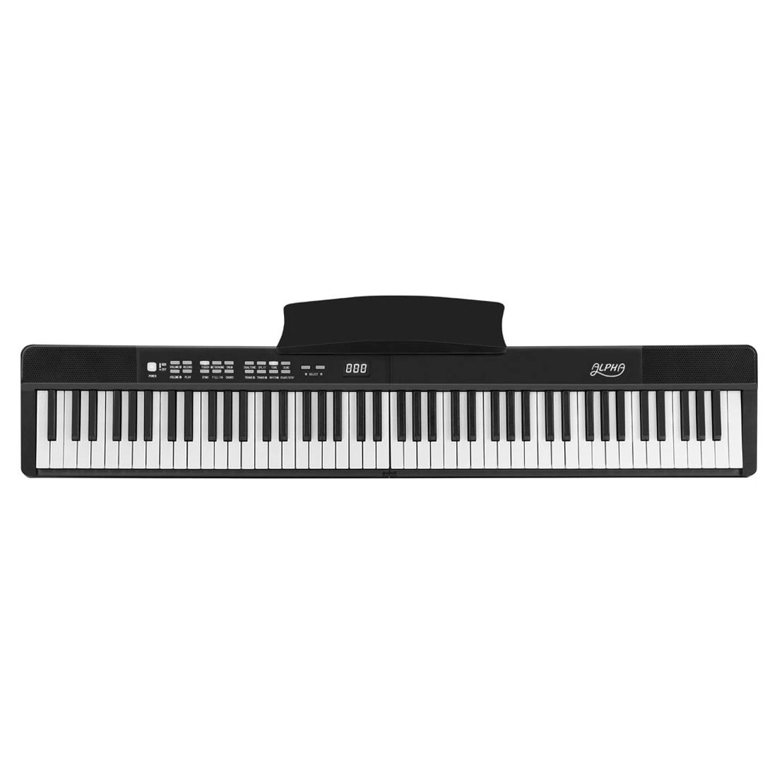 3 Alpha 88 Keys Foldable Electronic Piano Keyboard Digital Electric w/ Carry Bag - Black, 3 of 5