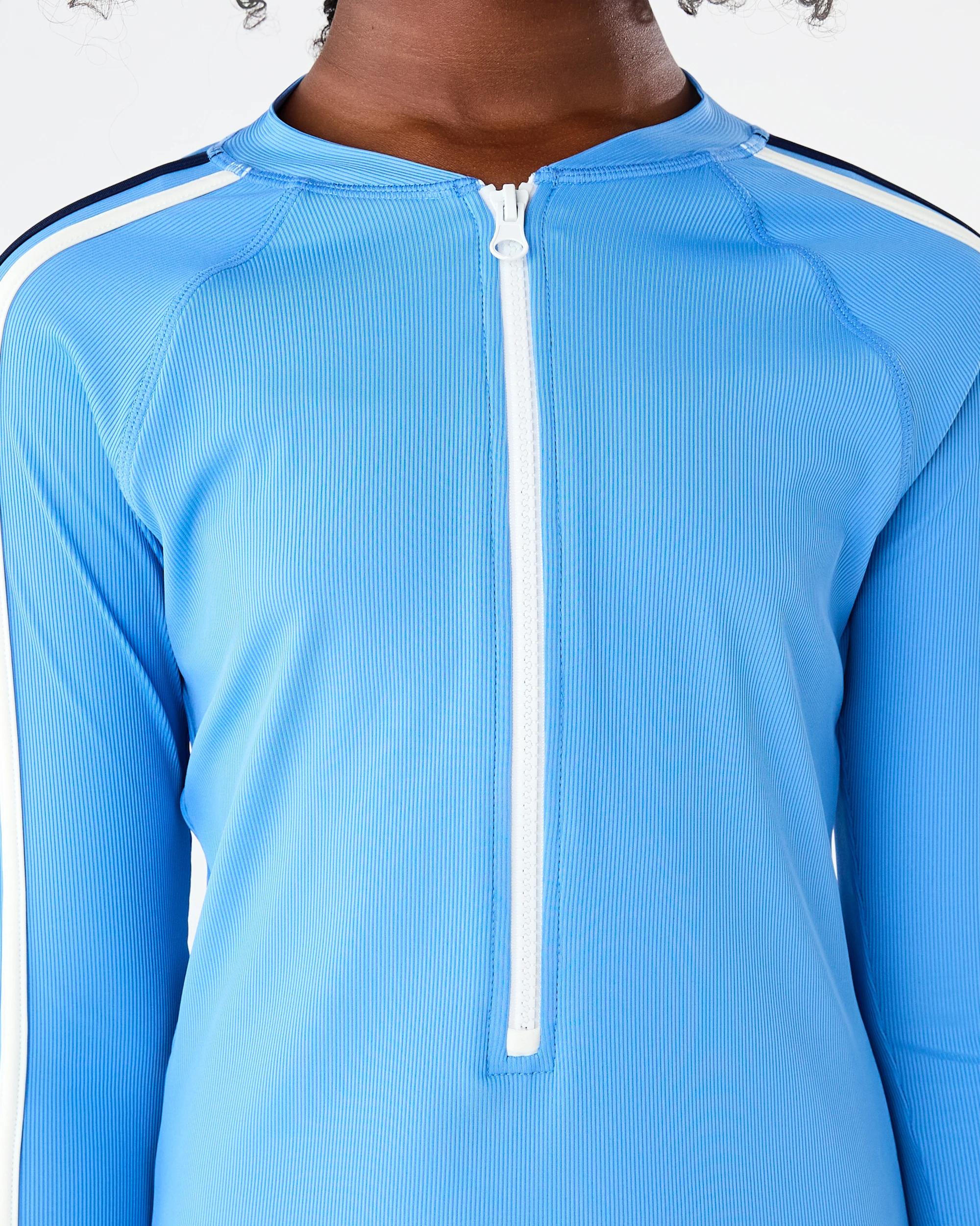 4 Long Sleeve Swimsuit Blue Mrna, 4 of 8