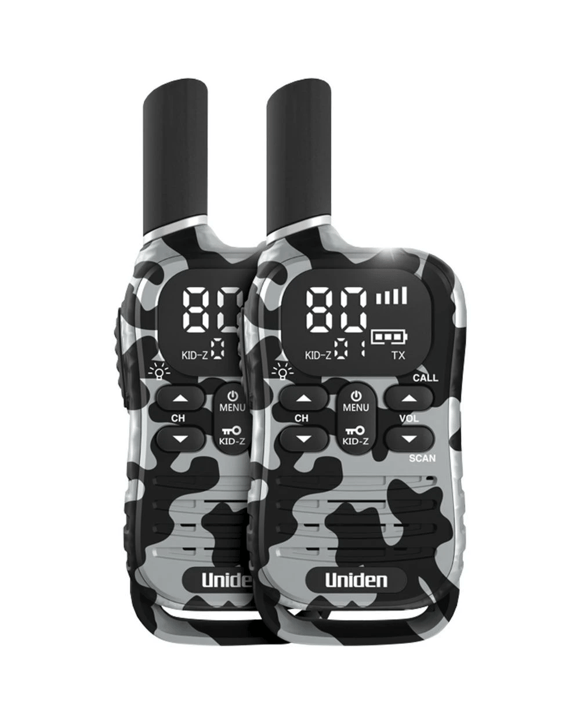 Uniden UH45 Max 2 Way UHF Radio Camo Grey 2 Pack