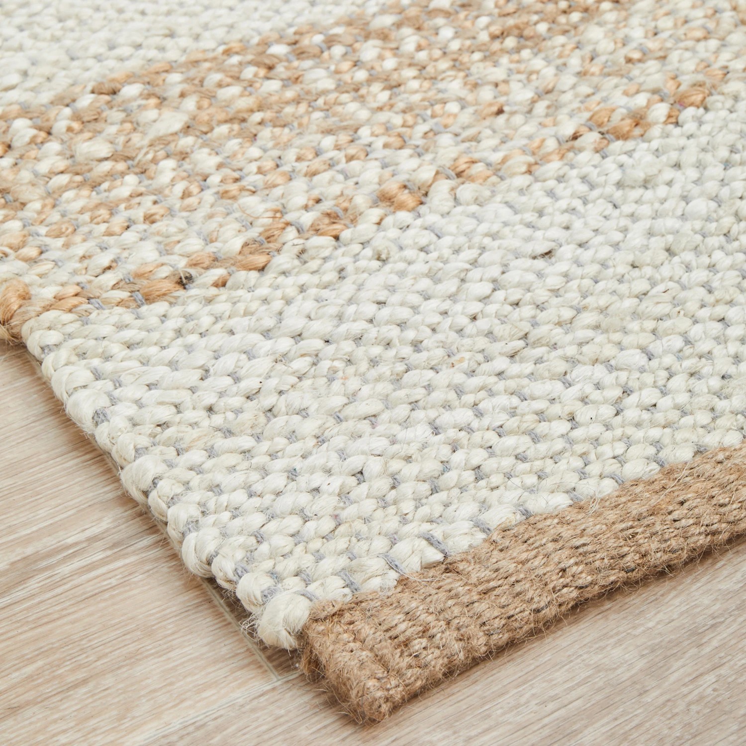 5 Common Ground Rugs Noosa 555 400x300cm - Extra Extra Large Hand Braided Jute Floor Rug - Natural, 5 of 7