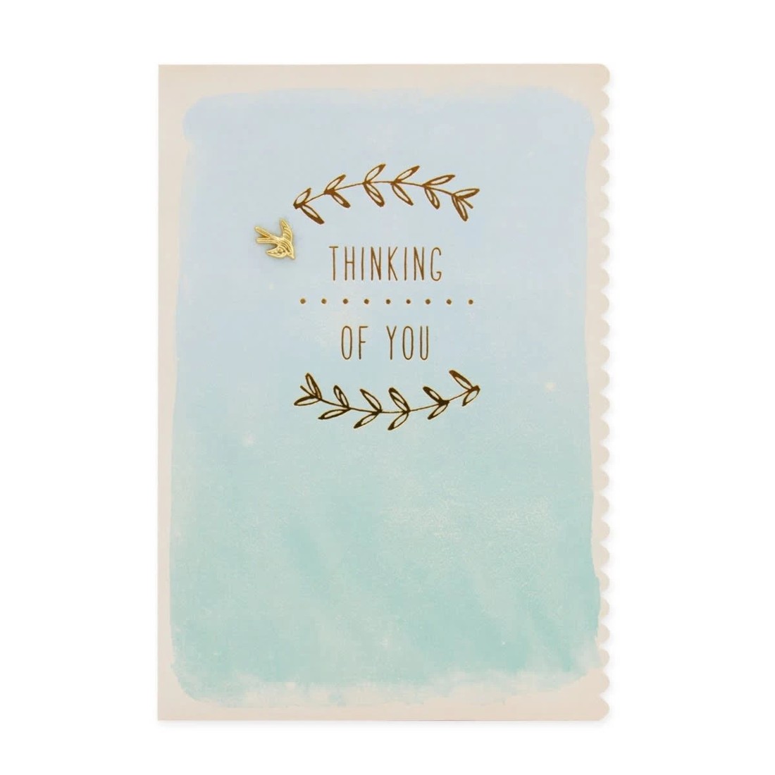 3 Connections from Hallmark Thinking of You Greeting Card - Watercolour Blue, 3 of 3