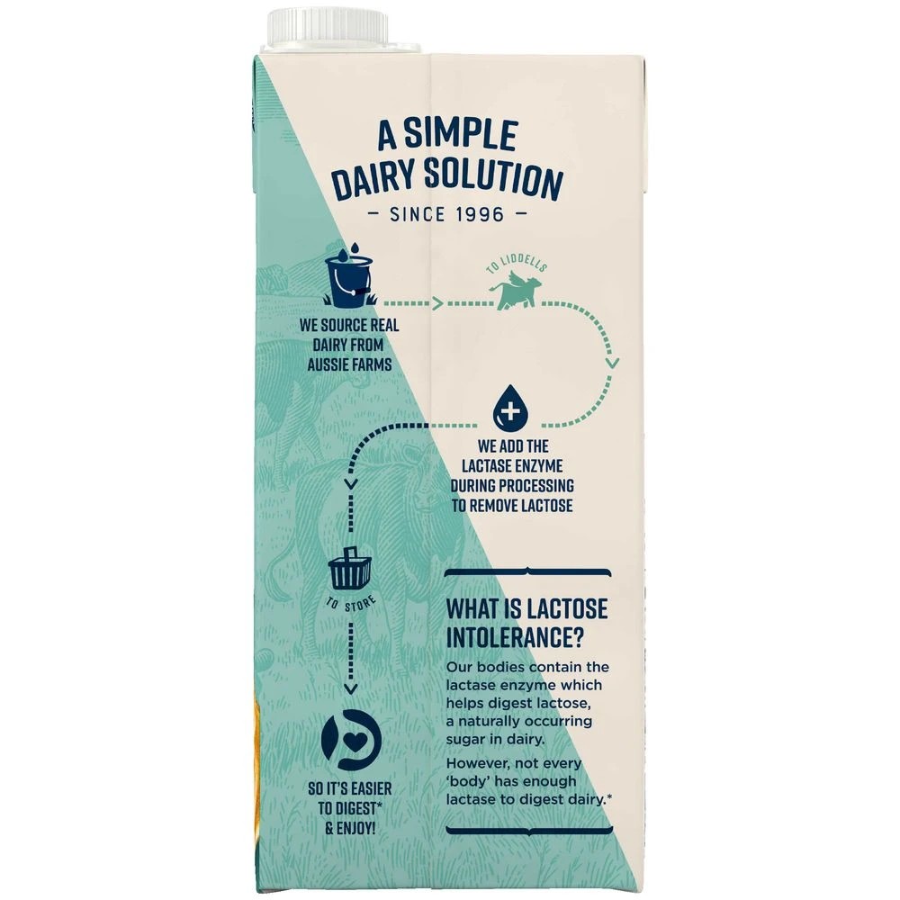 5 Liddells Lactose Free Low Fat Milk 1L, 5 of 5