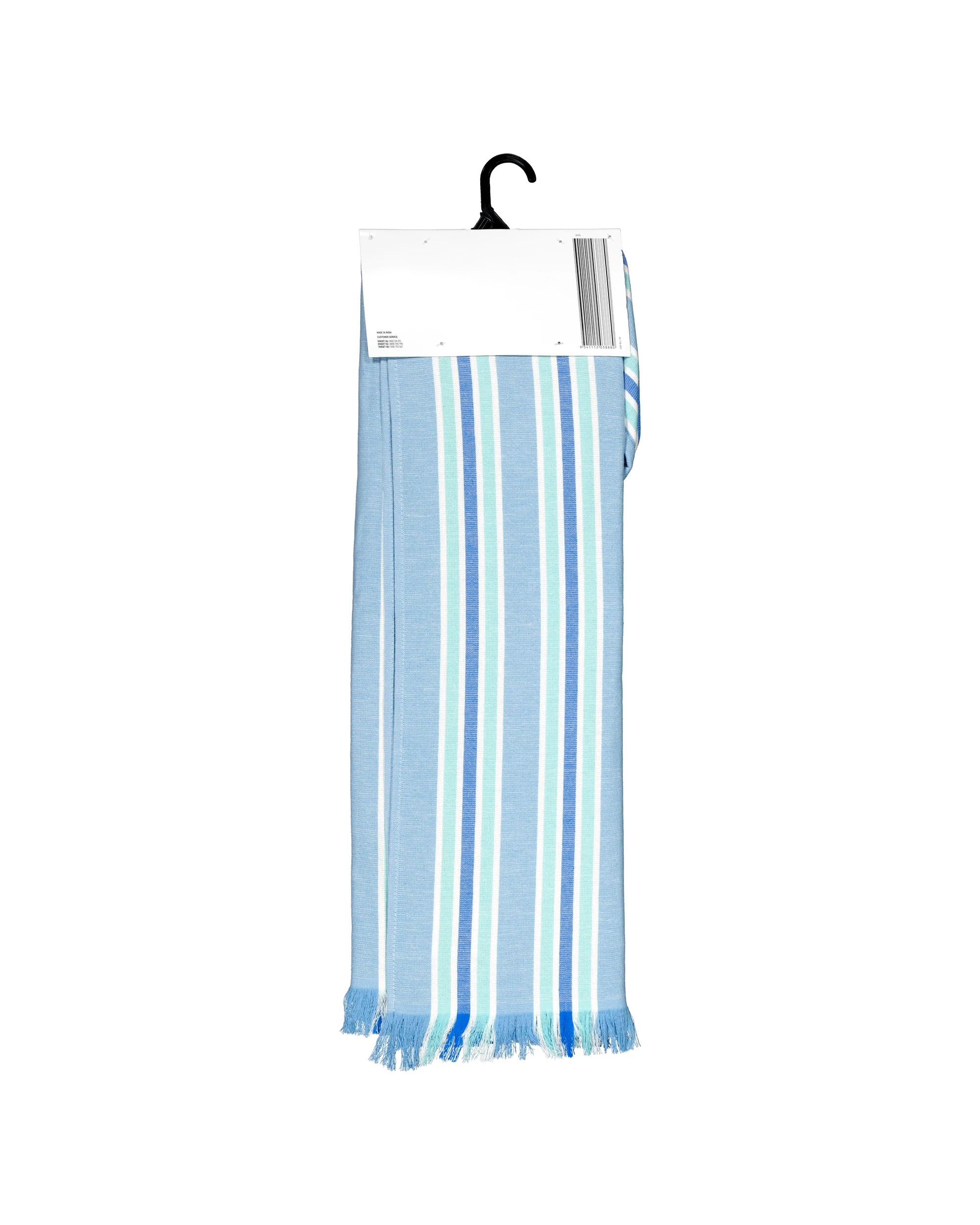 9 Cotton Kids Hooded Beach Towel - Blue, 9 of 9