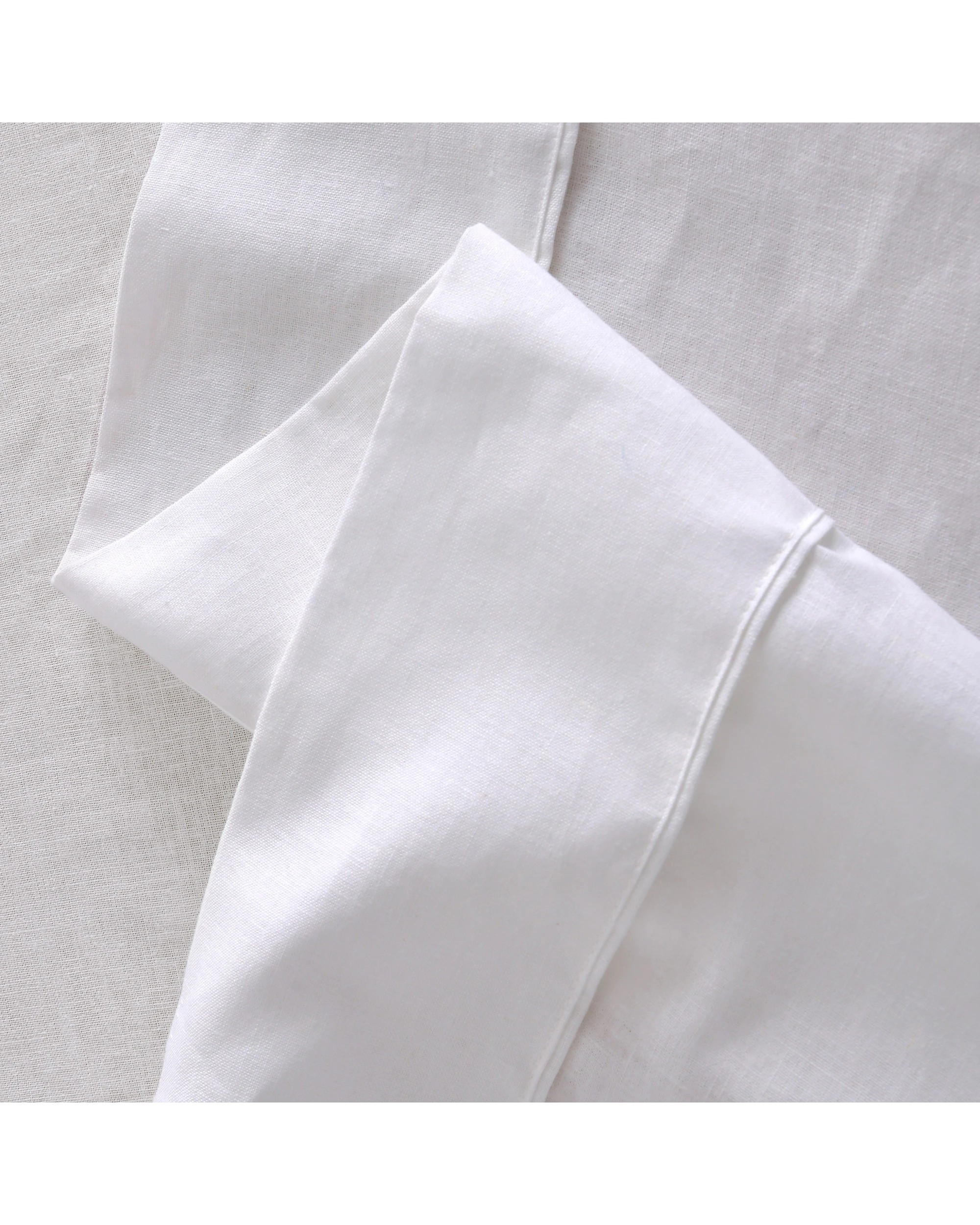 6 Dreamaker Linen Cotton Sheet Set - Single Bed - White, 6 of 9