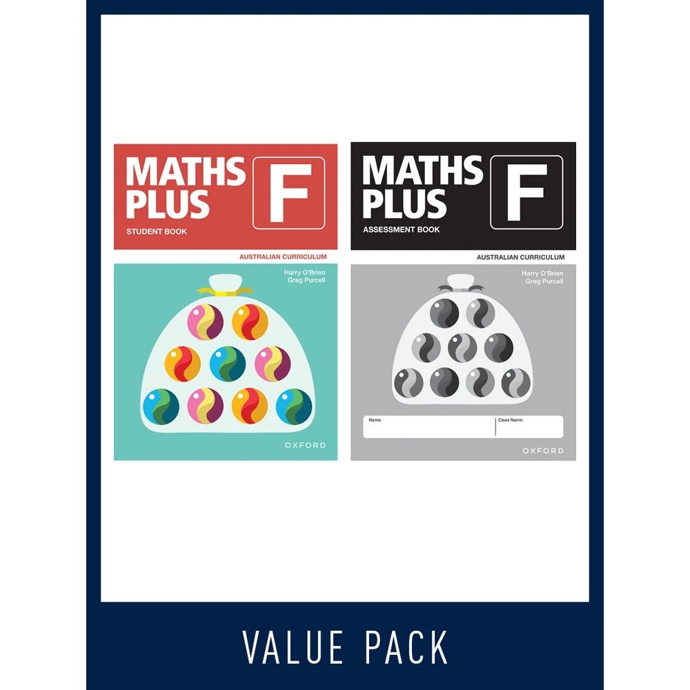 1 Maths Plus Australian Curriculum Value Pack Year F, 1 of 5