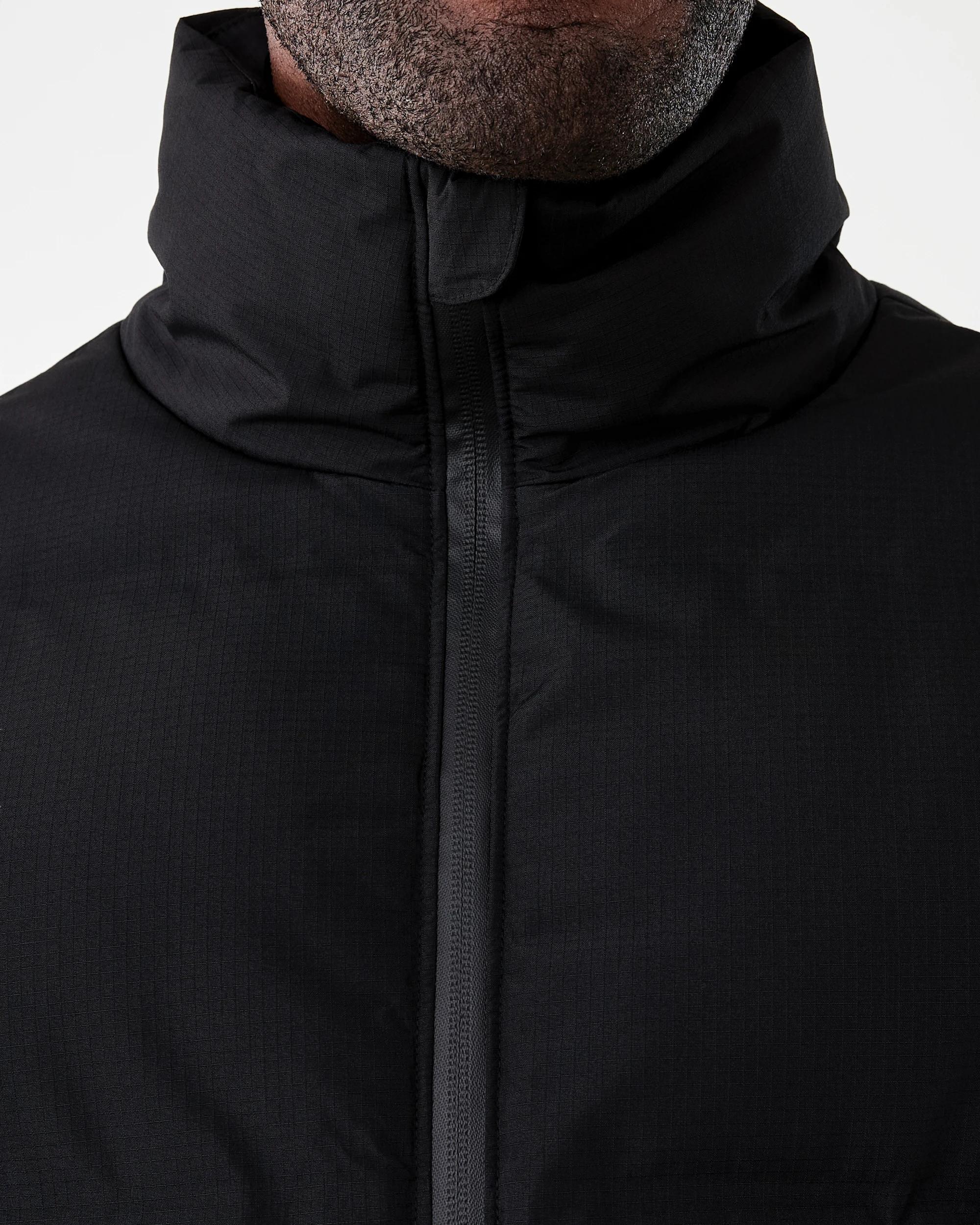 6 Active Mens Outdoor Oversized Puffer Jacket Black, 6 of 7