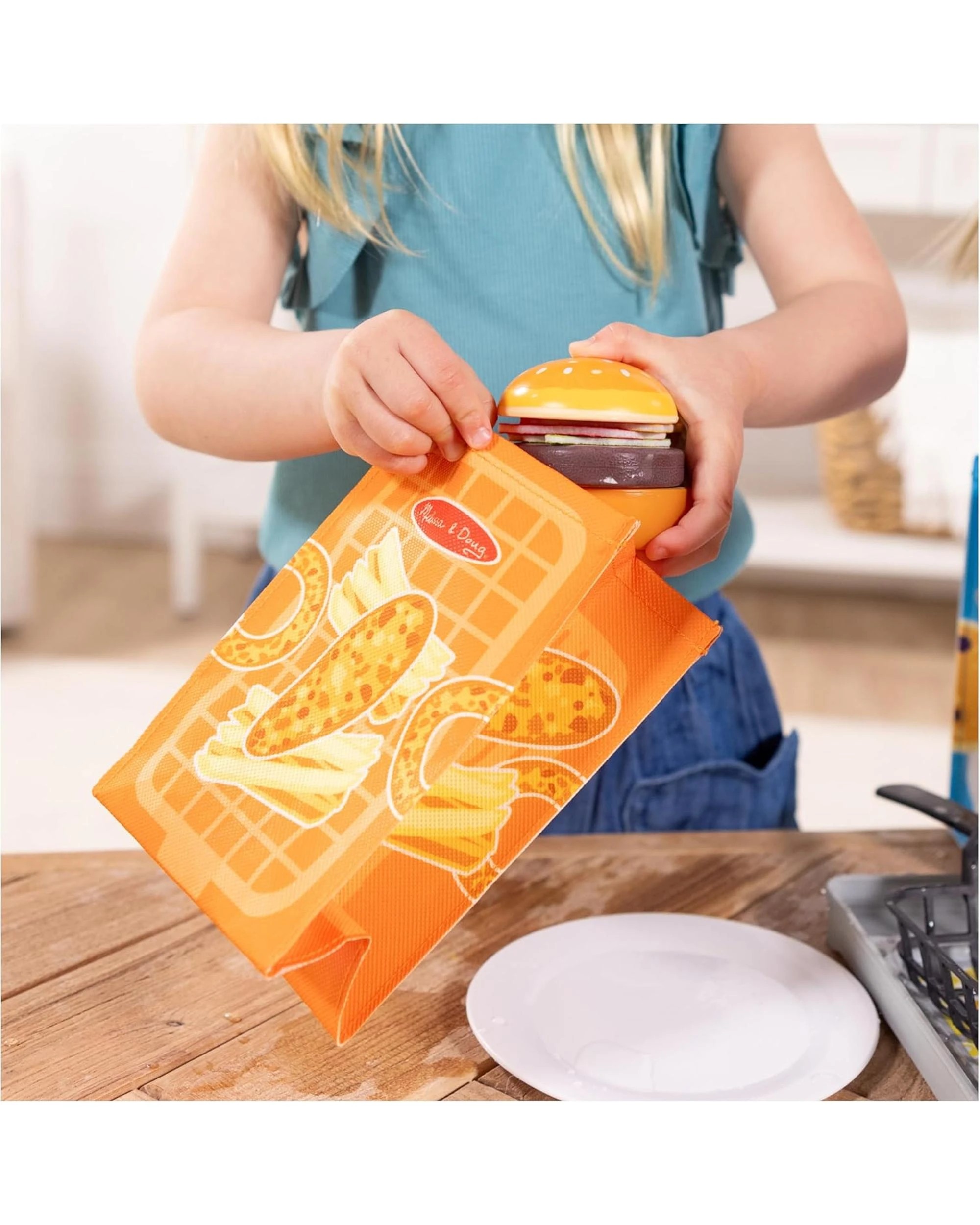 6 Melissa and Doug Water WOW! Flip and Fry Grill Play Set, 6 of 7