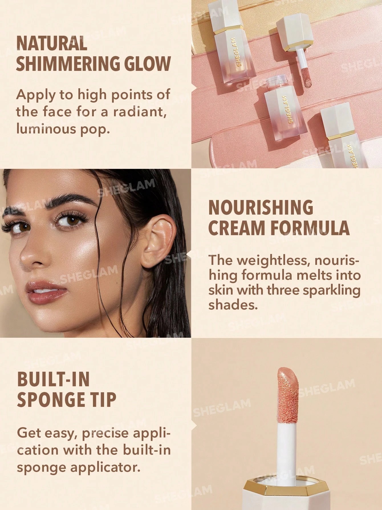 5 SHEGLAM Glow Bloom Liquid Highlighter - Vanilla Frost, 5 of 5