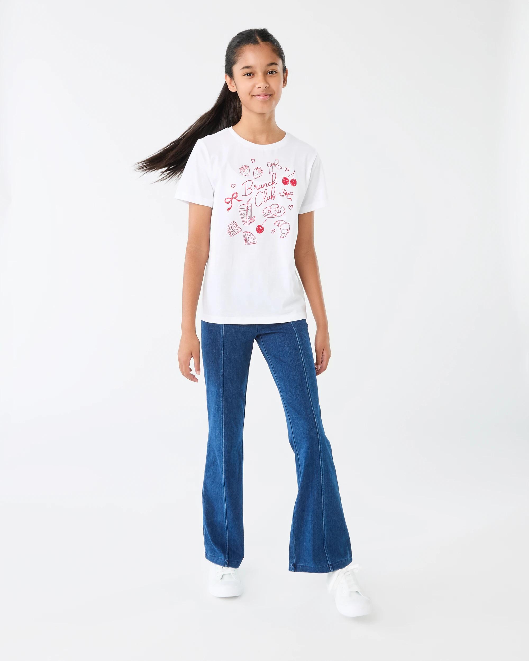6 Short Sleeve Print T-shirt Wht Brunch, 6 of 7
